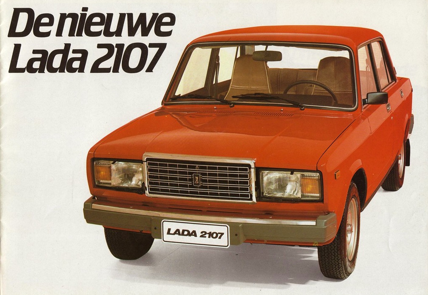 1990 Lada 2107 Poster. Netherlands.