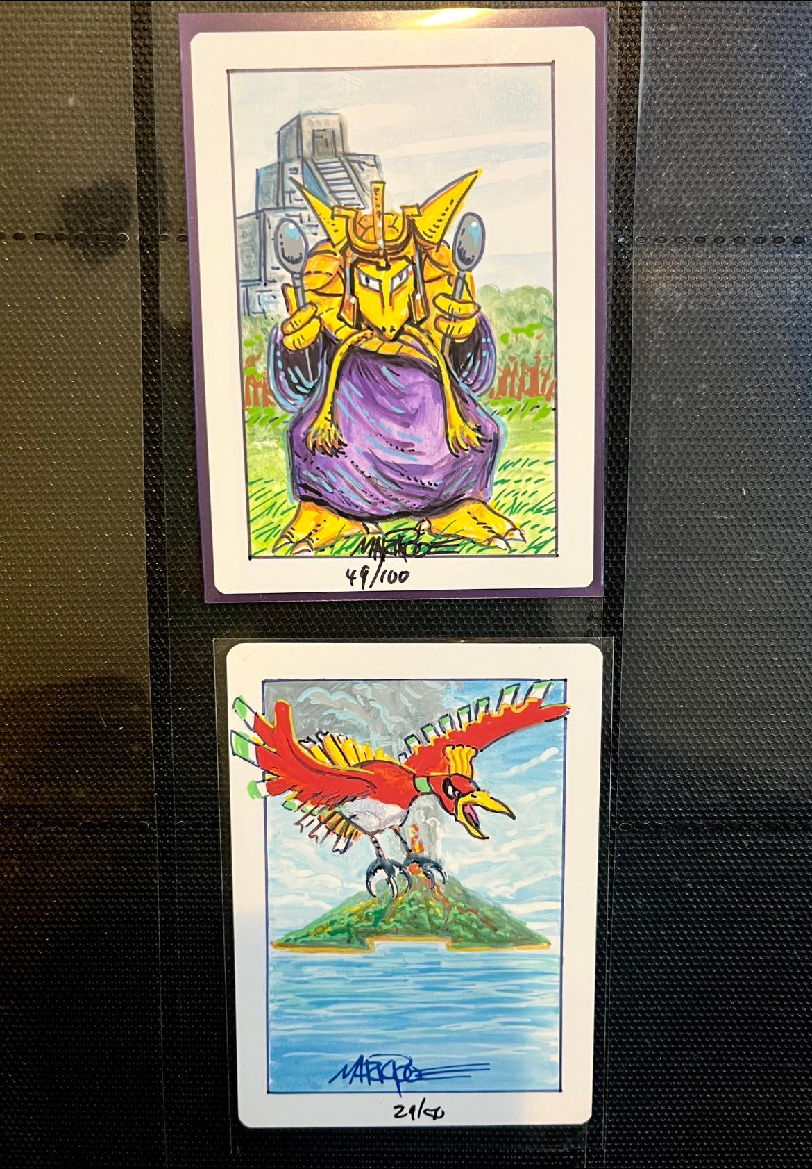 MagicCon haul: Mark Poole Birds of Paradise sketch card
