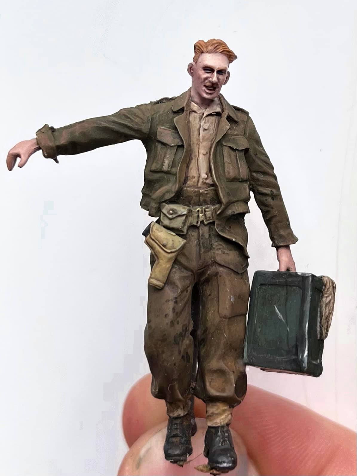 Building WW2 British tank crew model