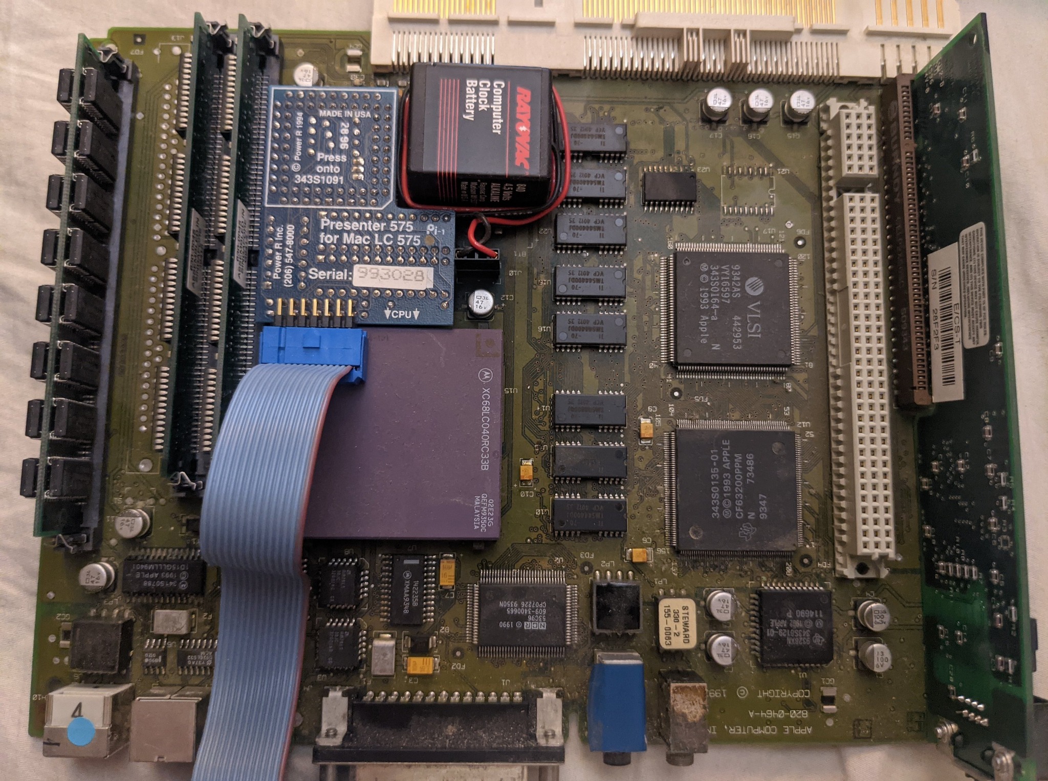 Upgraded Macintosh Color Classic Mystic with Retrobright and 