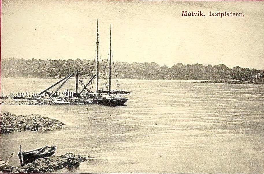 Matvik lastplatsen... - Sjöfartsmuseet Karlshamn