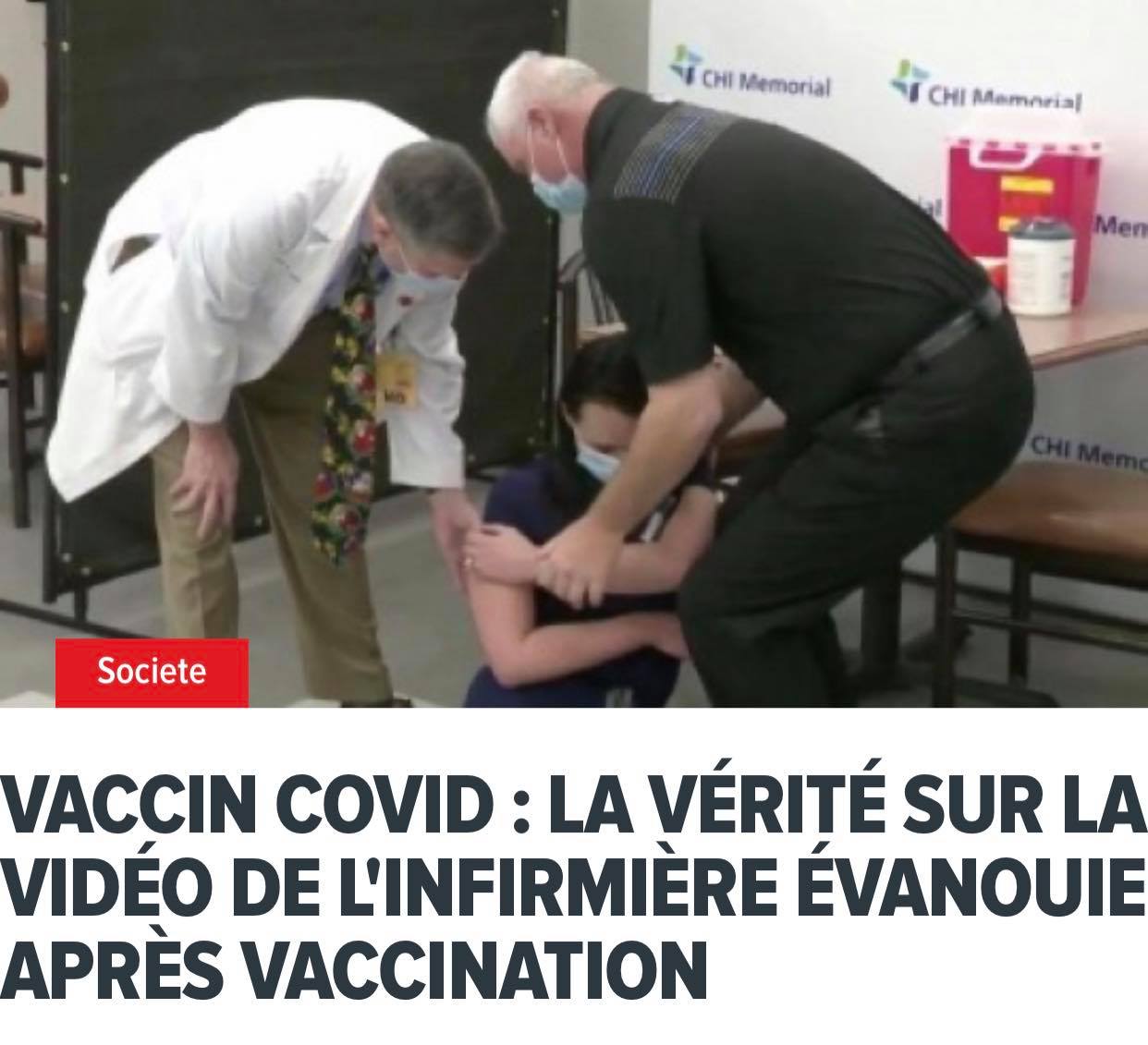 Seneweb Com Vaccin Covid La Verite Sur La Video De L Infirmiere Evanouie Apres Vaccination Www Seneweb Com News Societe Vaccin Covid La Verite Sur La Video De L N Html Facebook