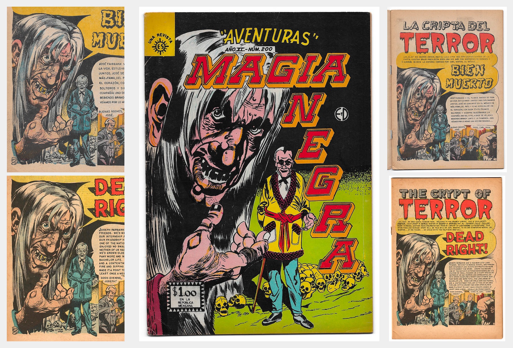 Tales from The Crypt #37 (EC Comics, Aug 1953) // Aventuras #200