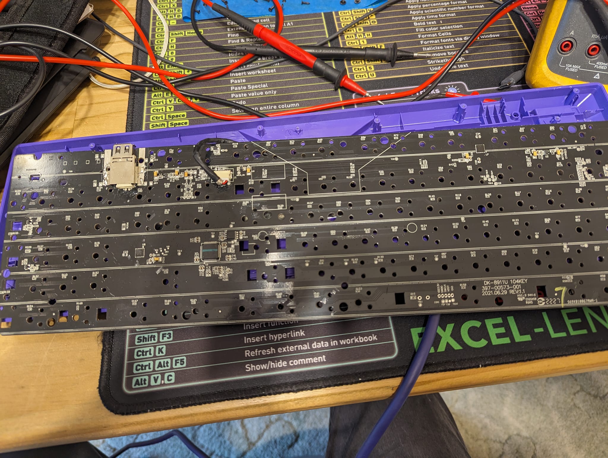I will soon test software controll of RGB diodes for keyboard
