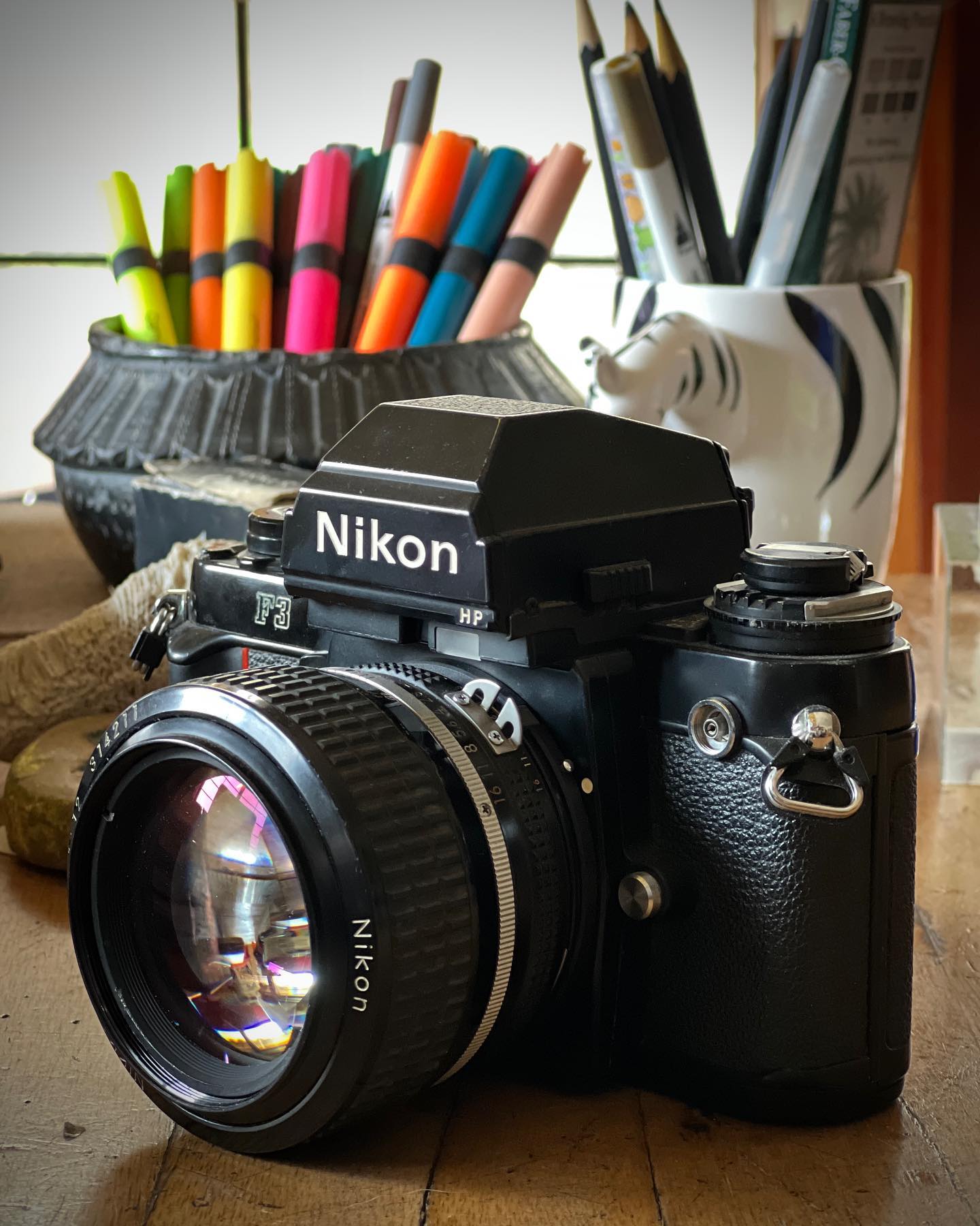 Nikon F3 with 50mm 1.8 lens