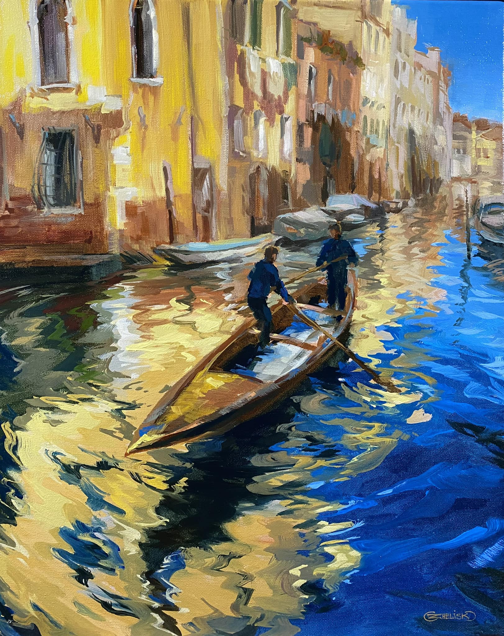 City of Mirrors oil painting for sale