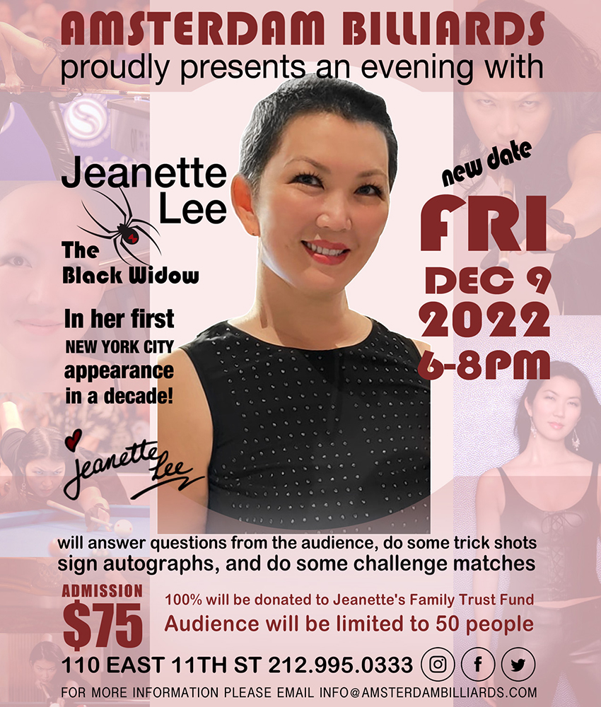 We can't wait for Jeanette Lee 
