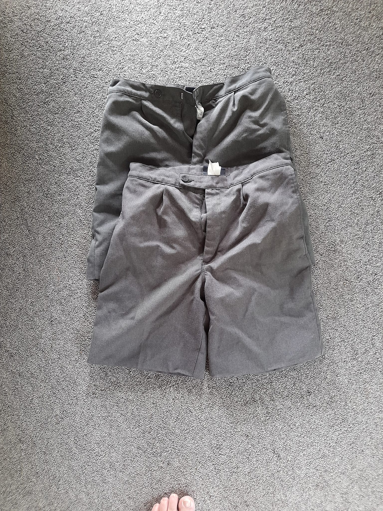 Size xs grey shorts $20 each Worn only for the 2021 school year