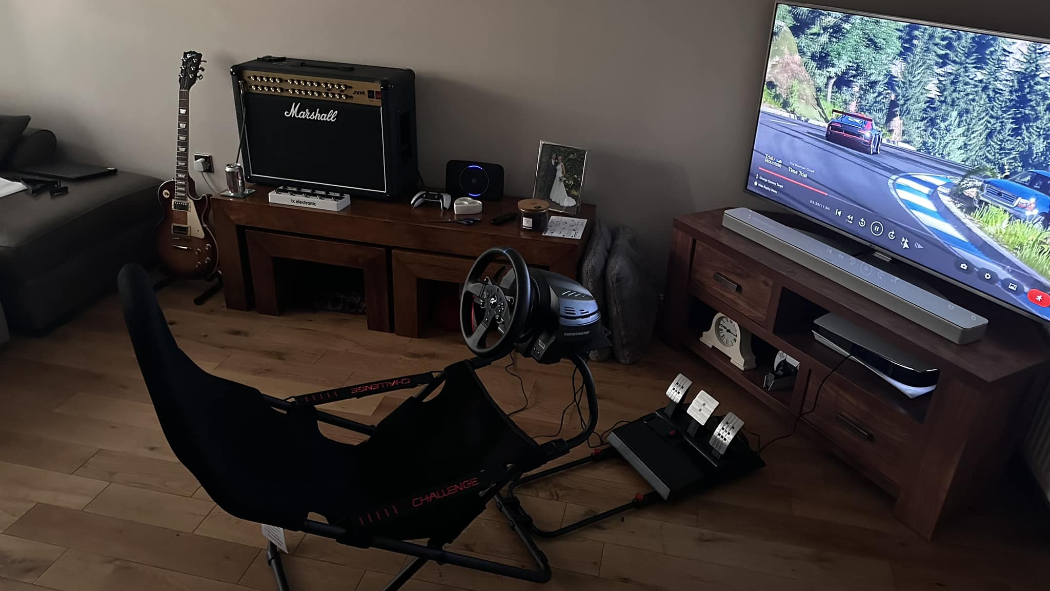 Thrustmaster T300 RS-GT setup with Playseat Challenge