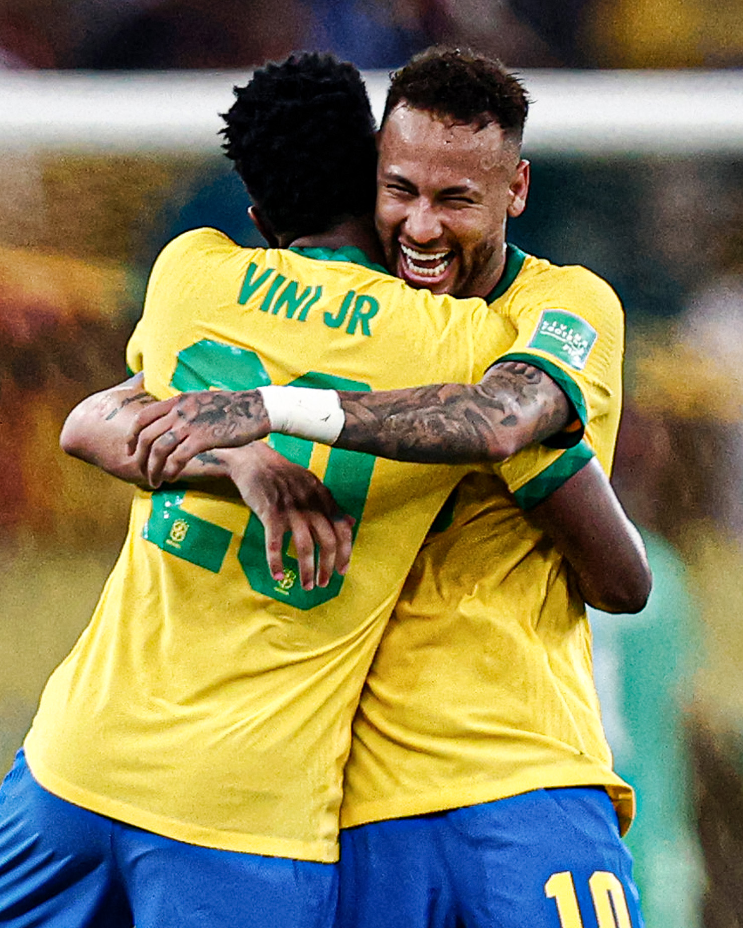 GOAL - These two are going to run rings around people in...
