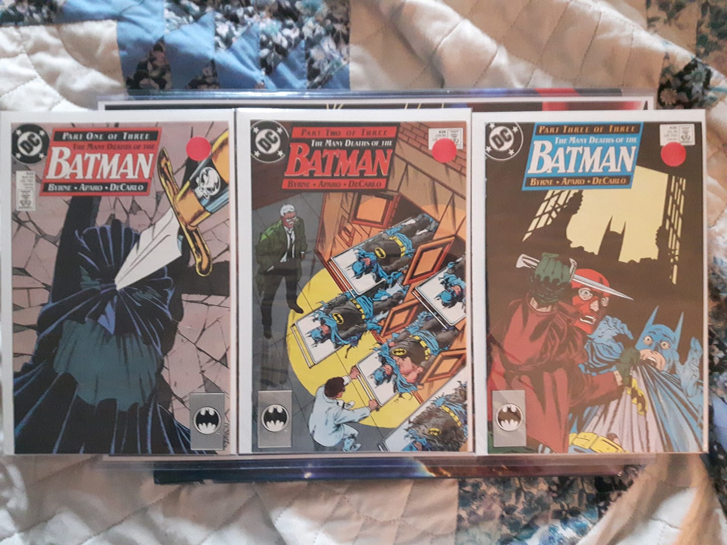 The Many Deaths Of Batman and A Lonely Place Of Dying. The