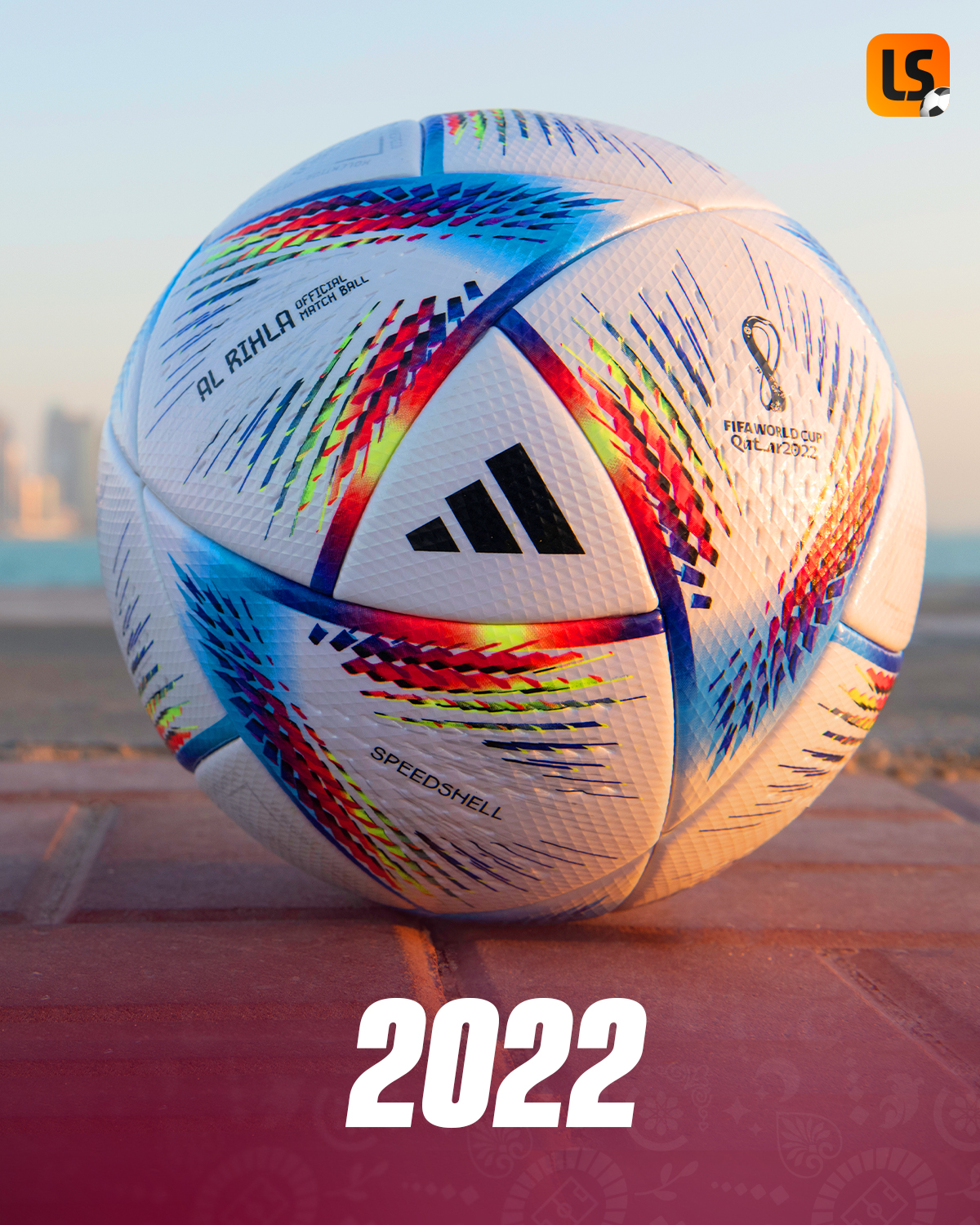 🚨 The ball for the 2022 World Cup has been revealed ⚽️🇶🇦