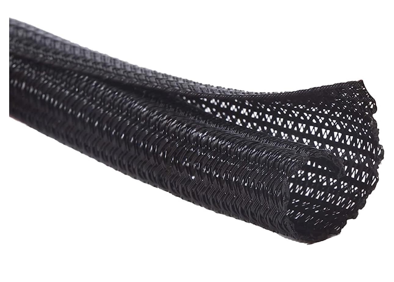 D-22 Split Rubber Cord Cover - 1.5m (5ft) Gray - Cable Protector For Floor Wires, Heavy Duty & Slip-Resistant