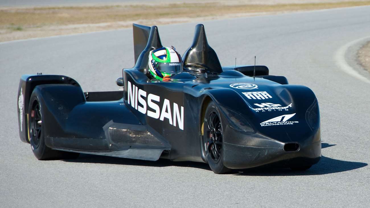 This Nissan race car raced at Le Mans, but somehow ended up