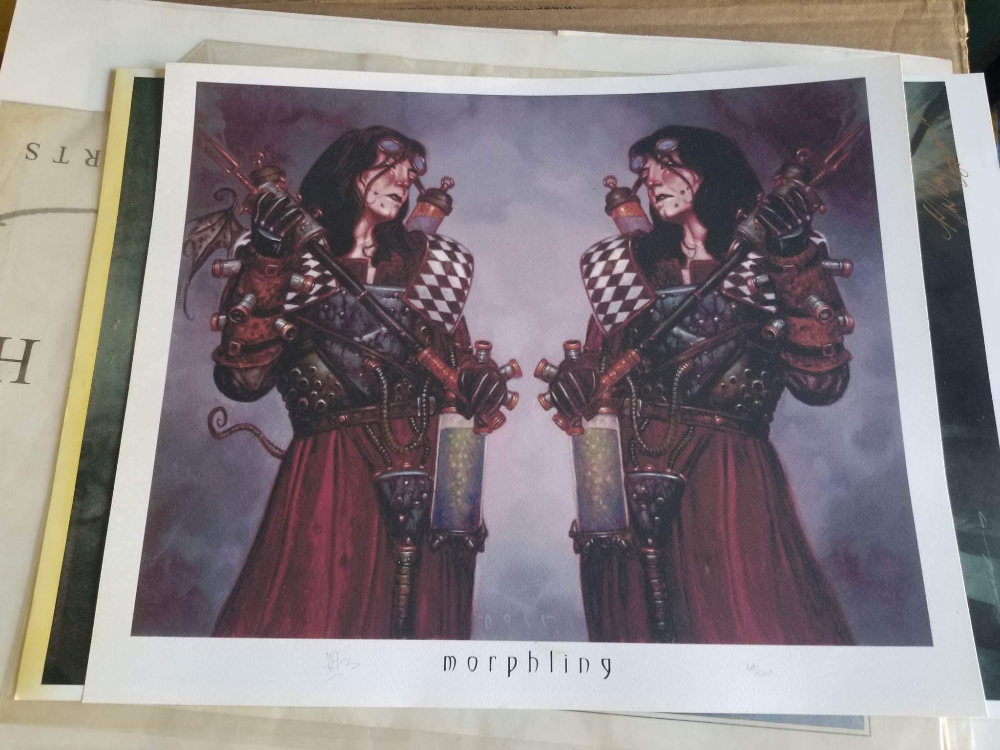 Are these Magic: The Gathering tokens signed by RK Post?