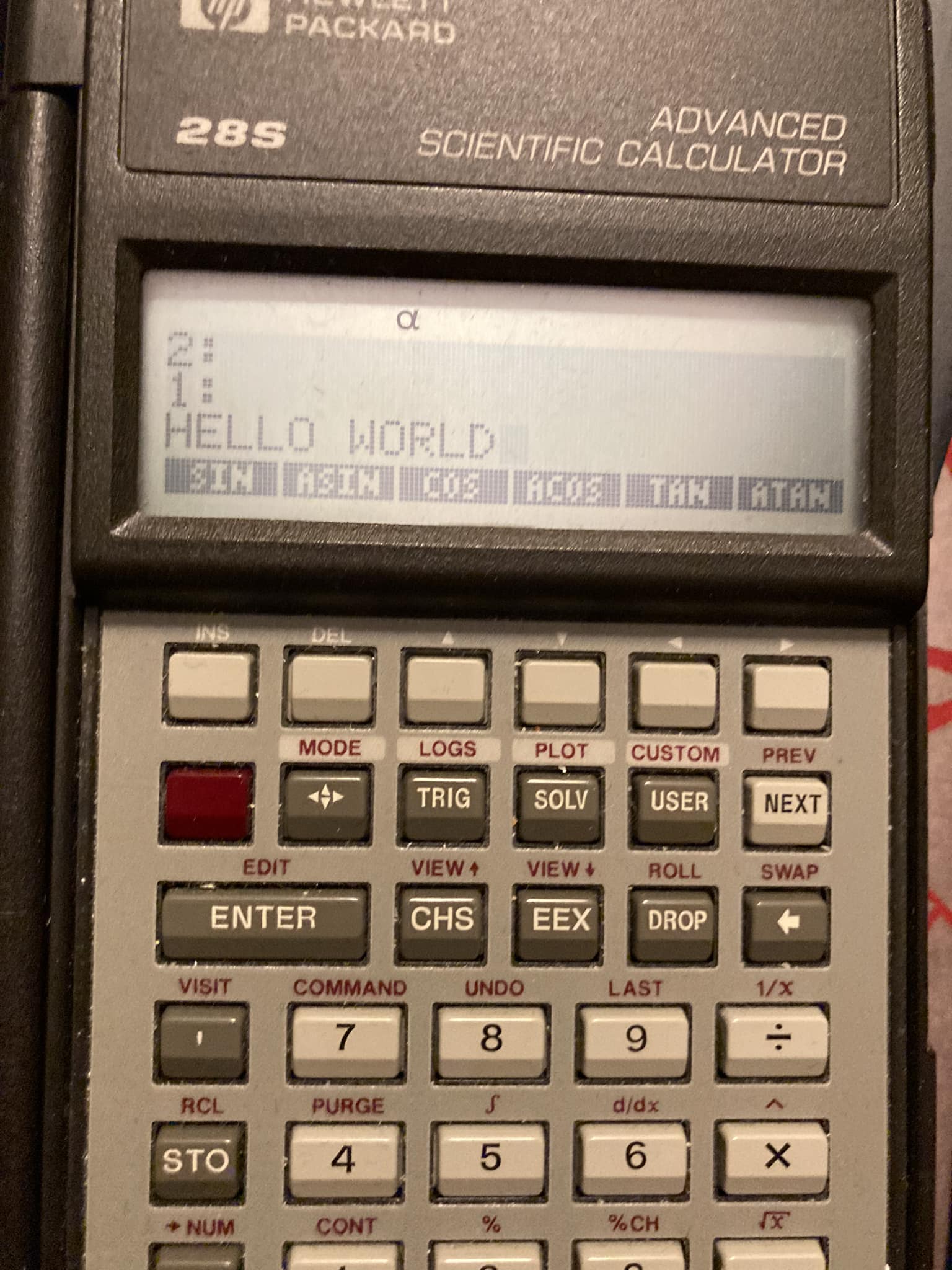 My HP28S has woken up to life!