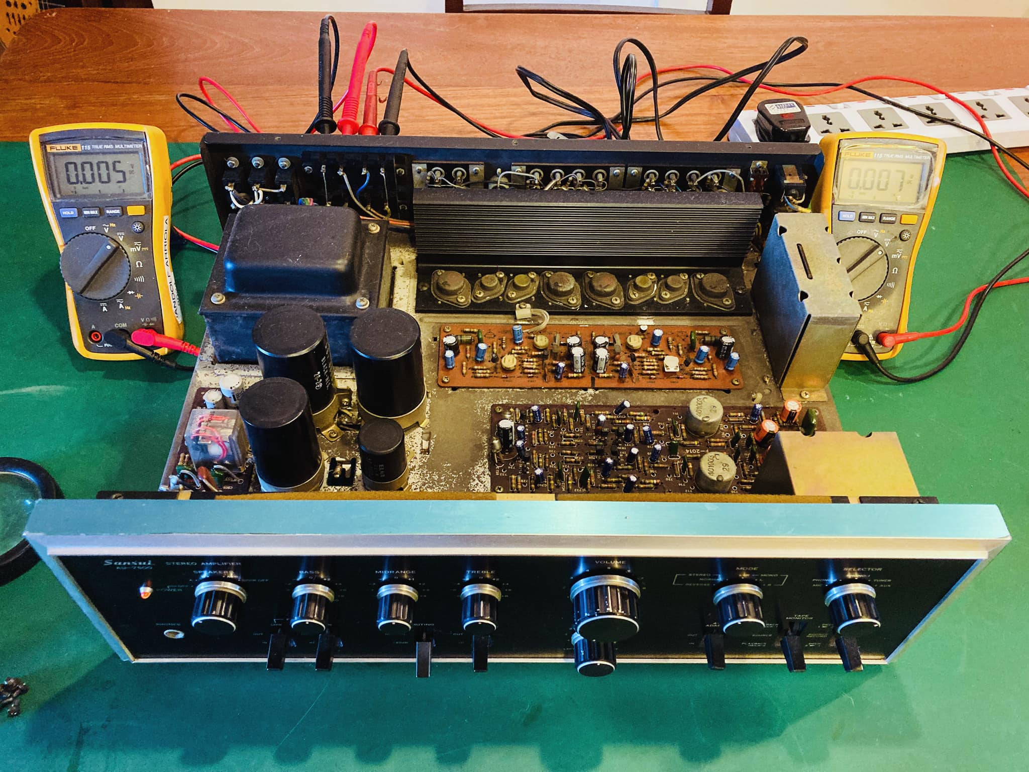 Sansui AU111 Integrated Tube Amplifier from mid 1960s. Having