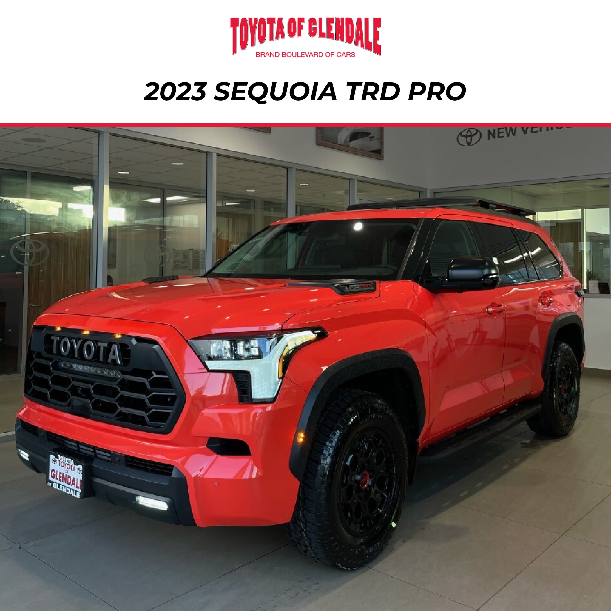 All new 2023 #ToyotaSequoia #TRDPro... - Toyota Of Glendale