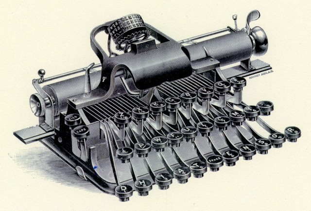 Blickensderfer 5 prototype introduction in 1892
