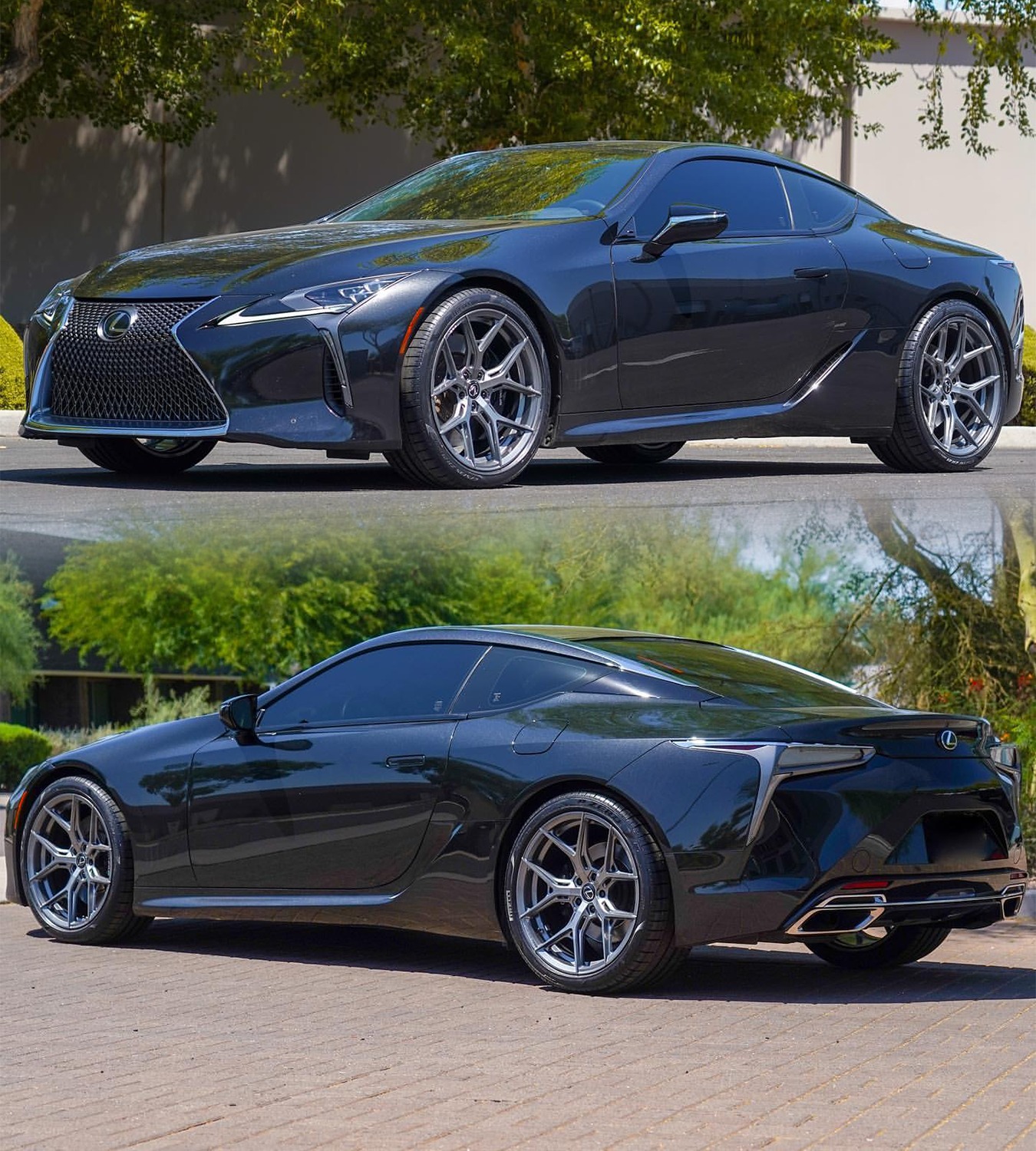 Lexus LC 500 with Weds Wheels' Maverick 2pc 21-inch wheels