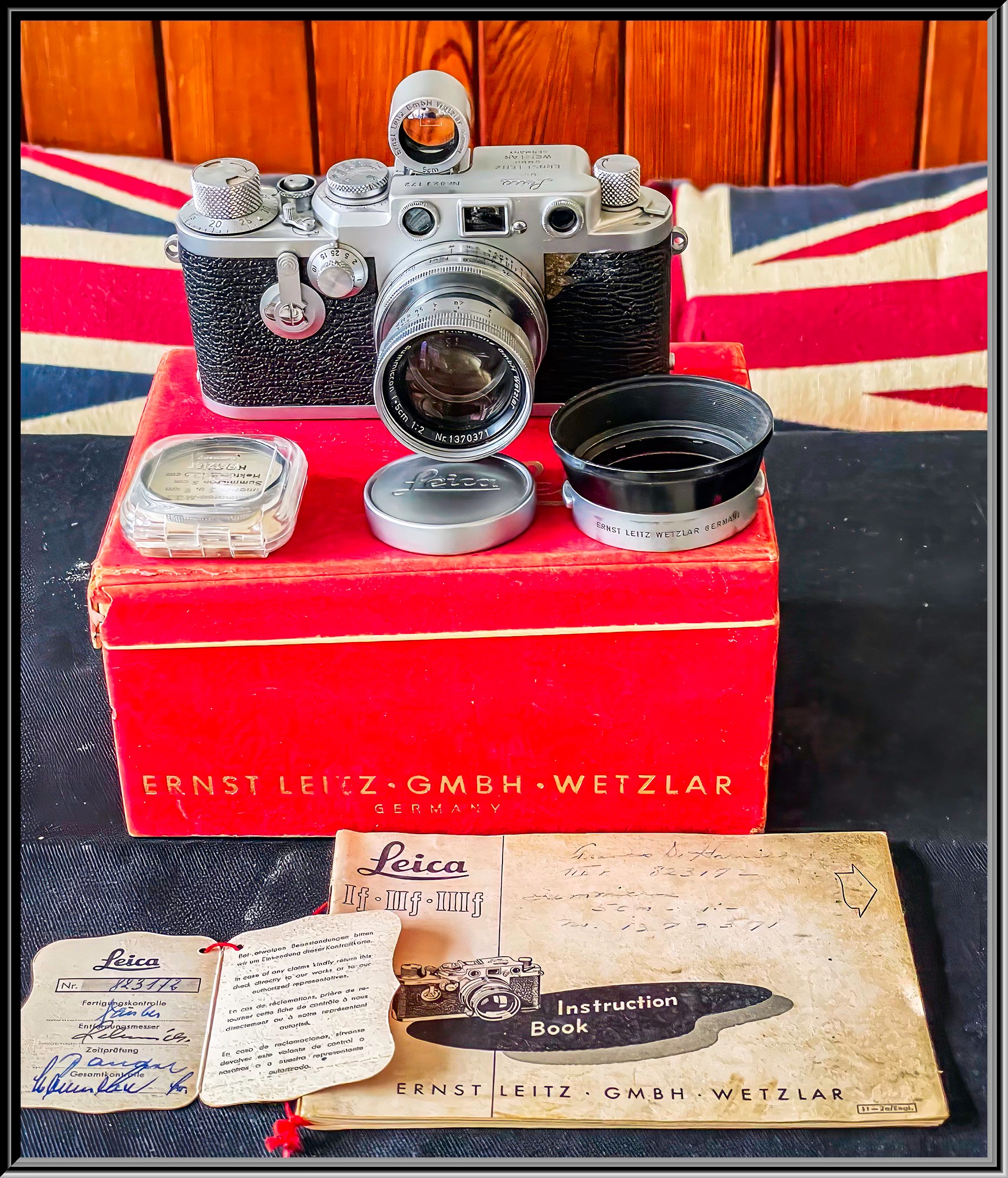 Leica IIIf Red Dial with Summicron 50mm kit for sale or recovery