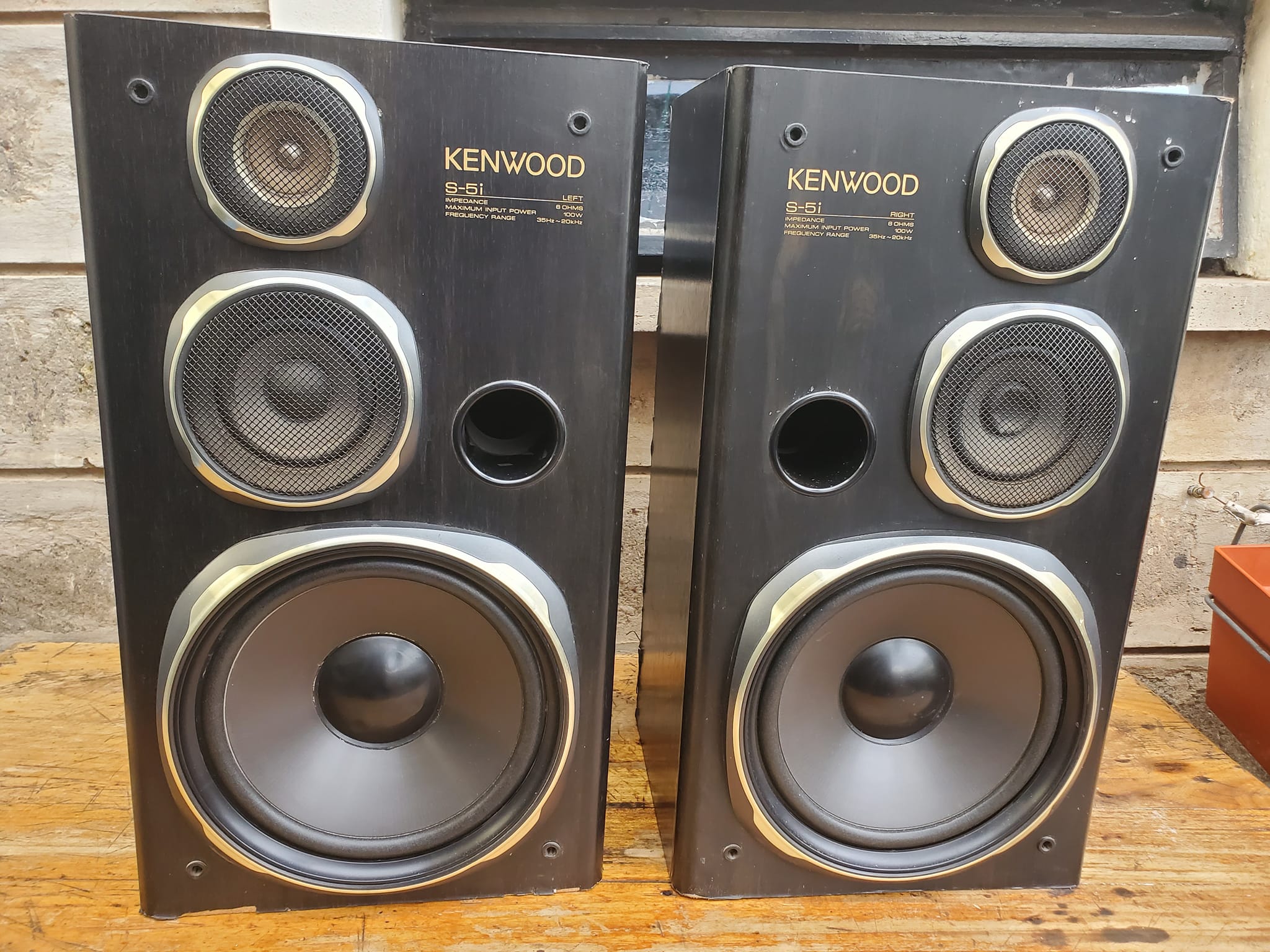 Kenwood S5i 10 inches, 3 ways Speaker System 6 ohm ~ 100 watts 35
