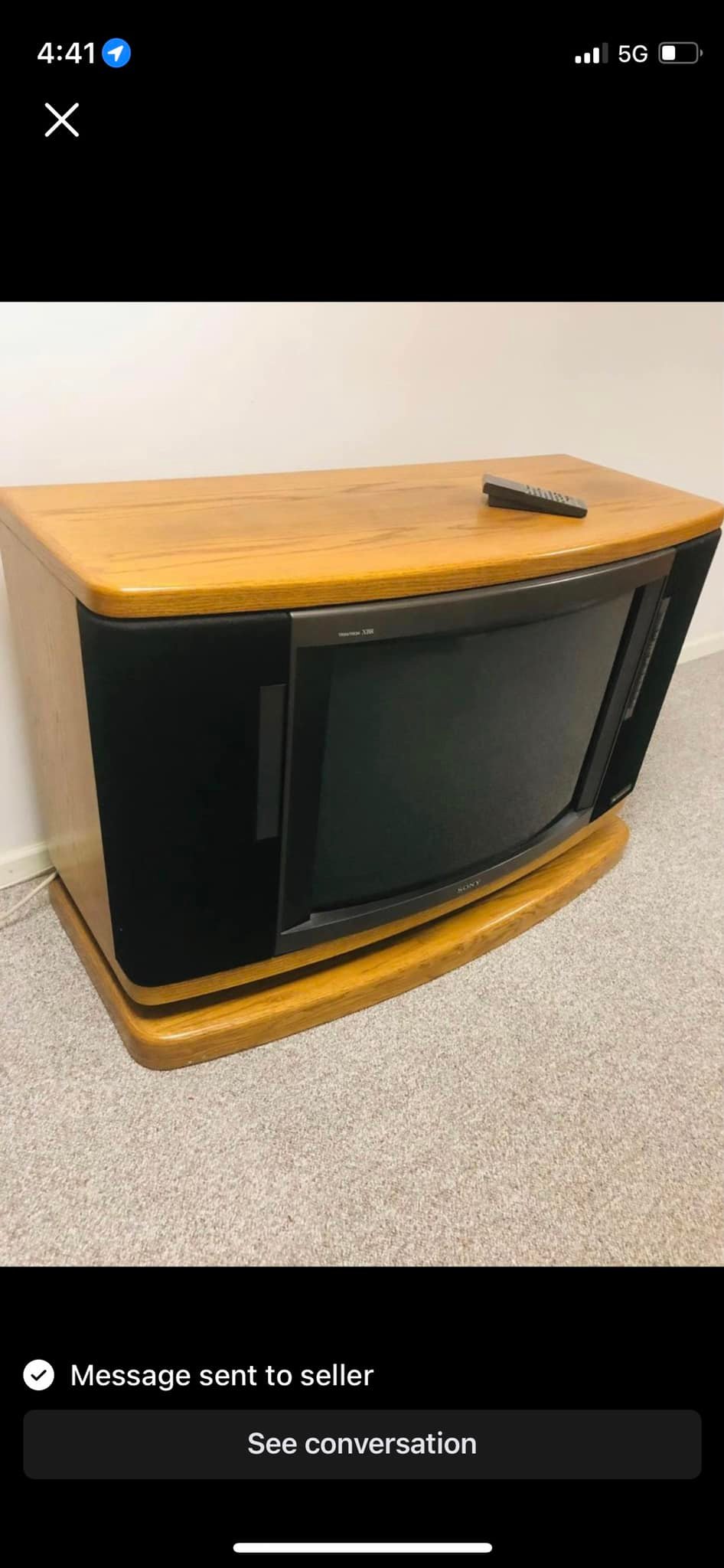 Free Sony KV-32XBR65 TV from 1990 with excellent picture and sound