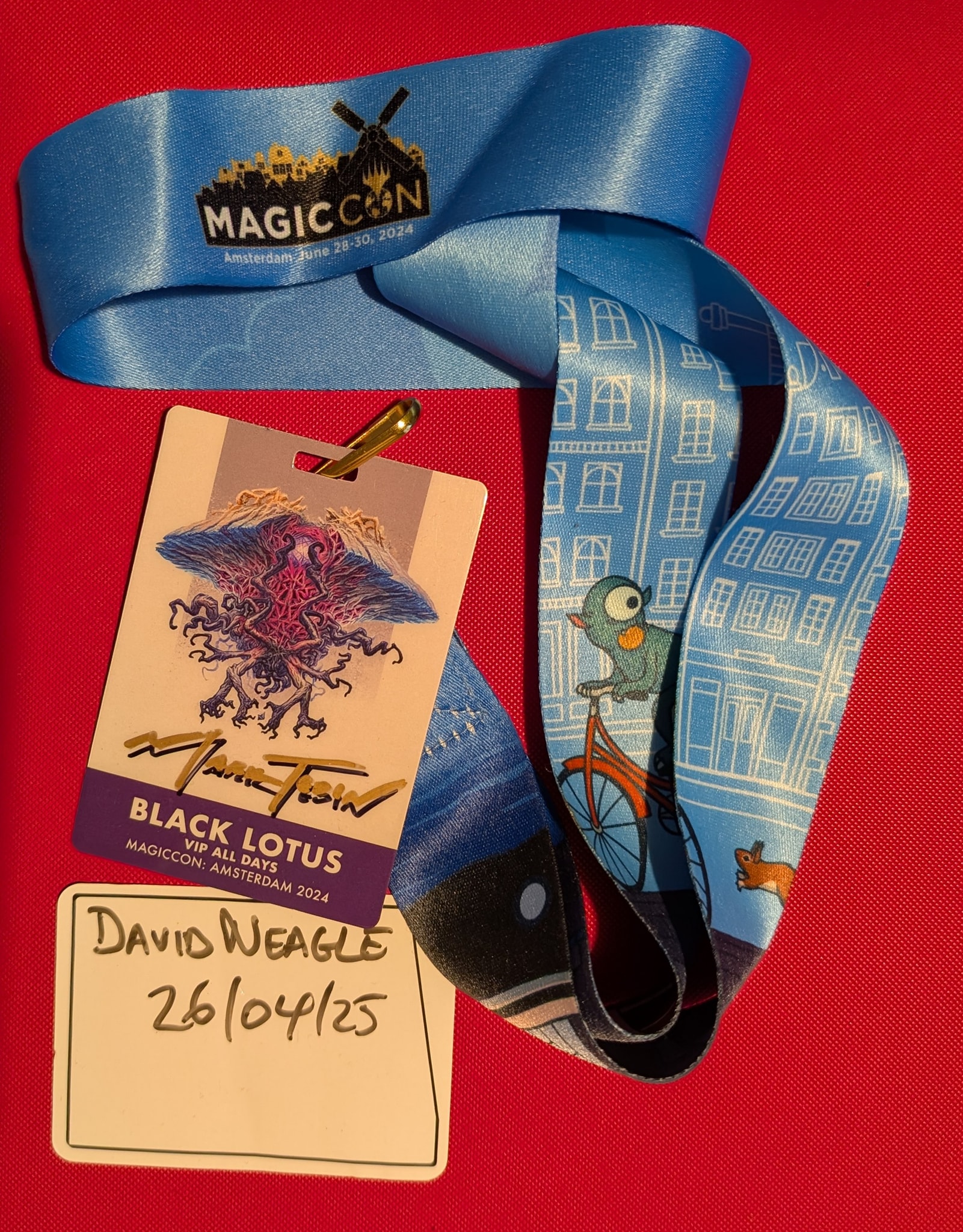 Selling off the following Black Lotus VIP items from Magiccon