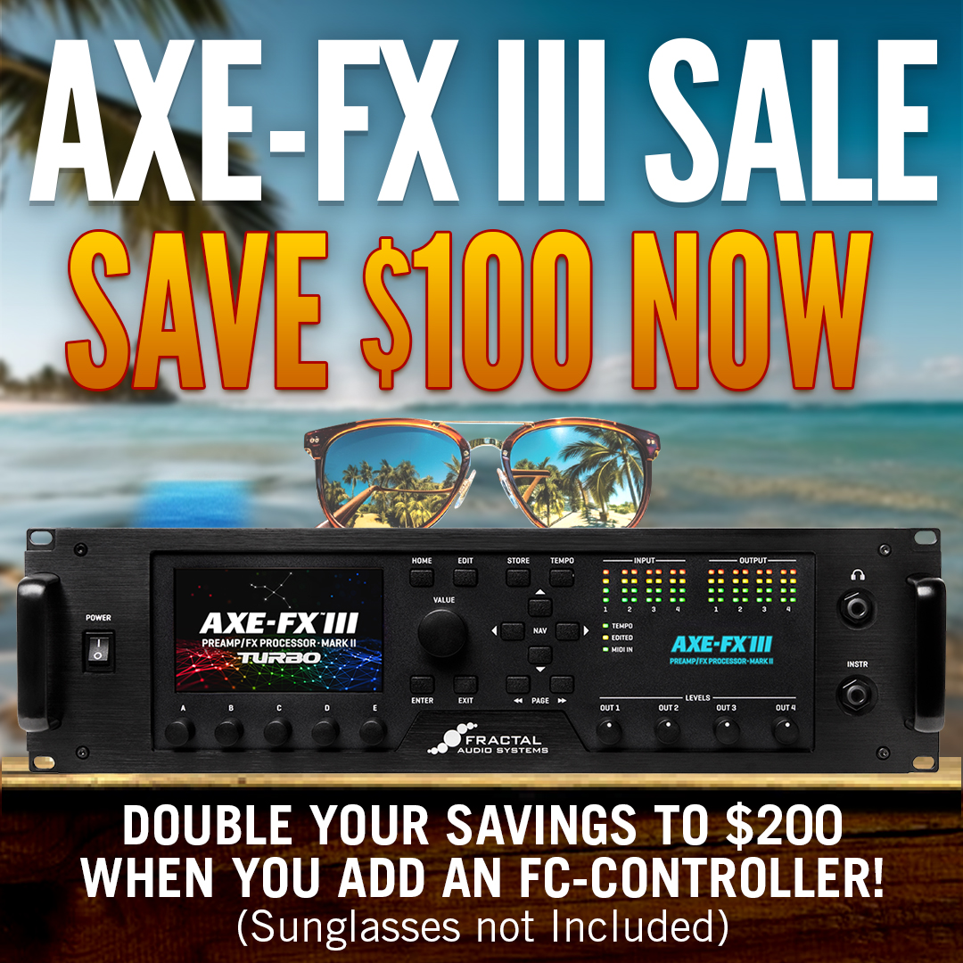 Axe-Fx III Mark II in stock at Fractal Audio