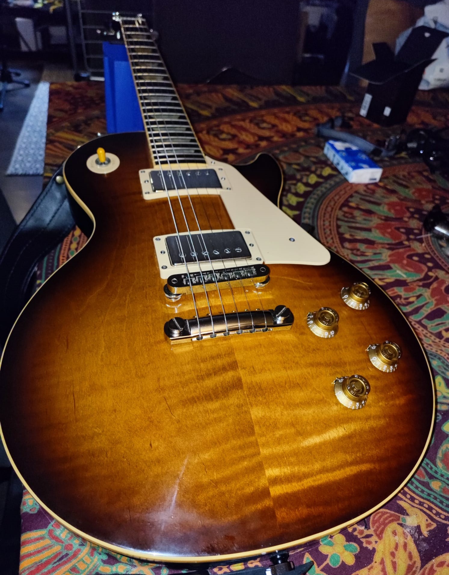 how to do a tobacco burst finish Gibson Les Paul Studio -