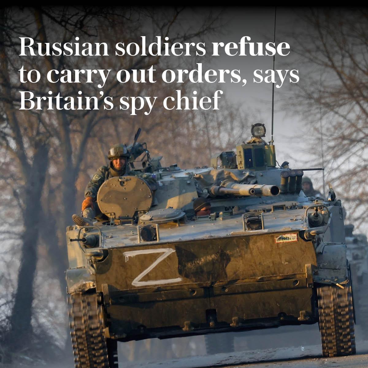 The Telegraph - 🔴 Some Russian soldiers in Ukraine have refused to ...
