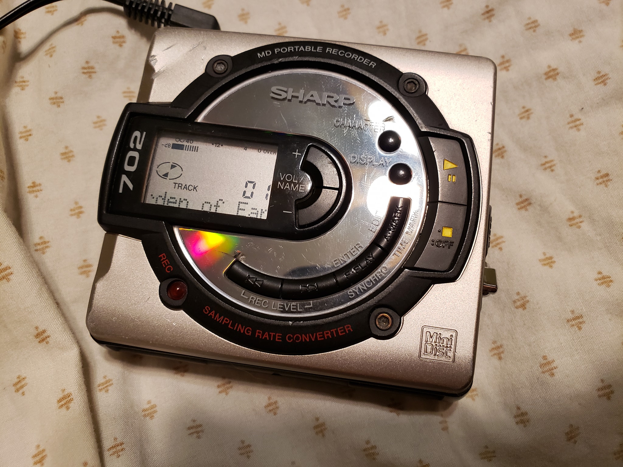 Fixing Sharp MD-MS702MK TOC error with gear repair