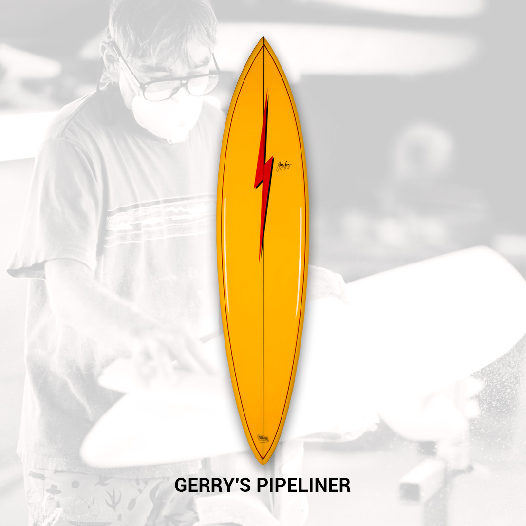 Iconic surfboard design Pipeline 1972