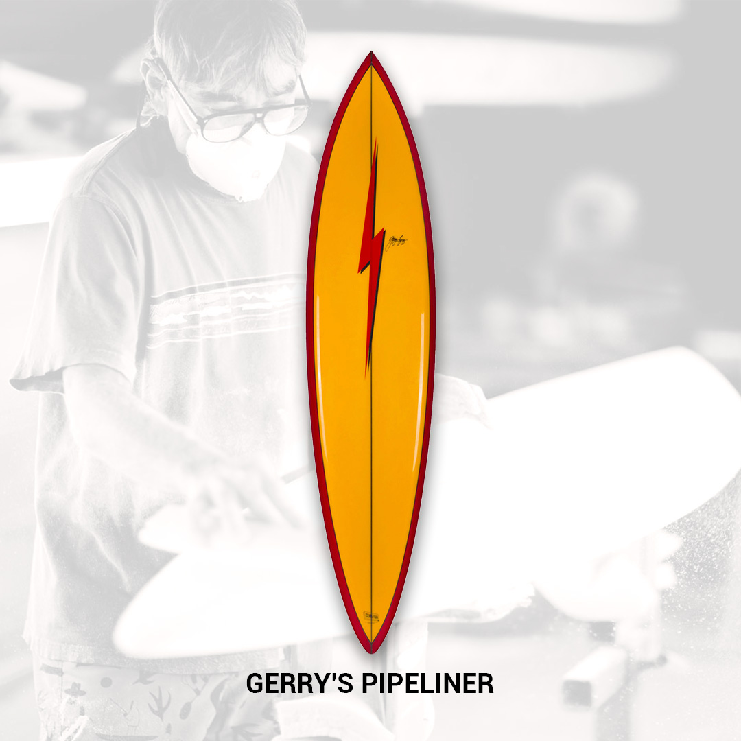 Iconic surfboard design Pipeline 1972