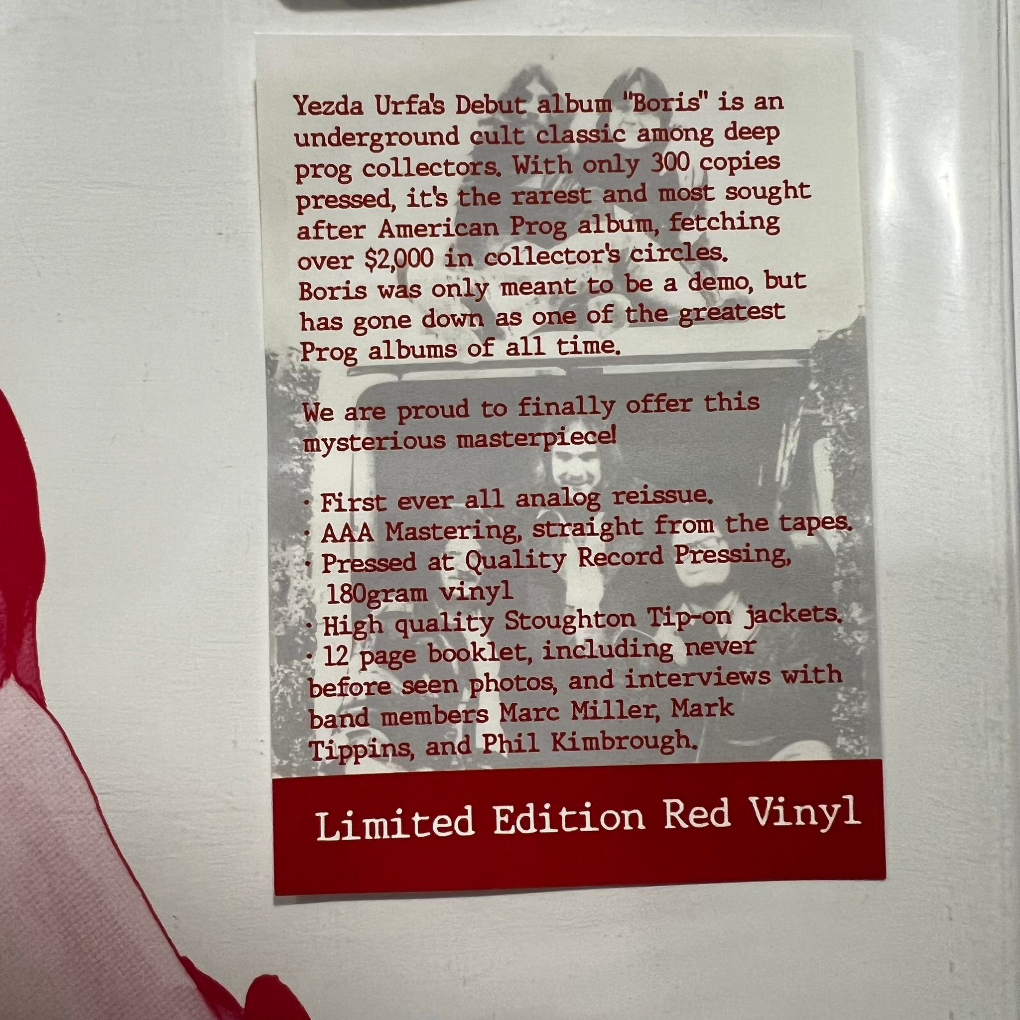 Yezda Urfa reissue on Noble Records