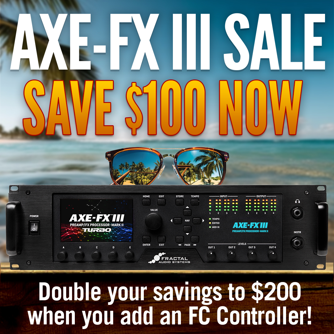 The Axe-Fx III Mark II Standard and TURBO are back in stock! Shop