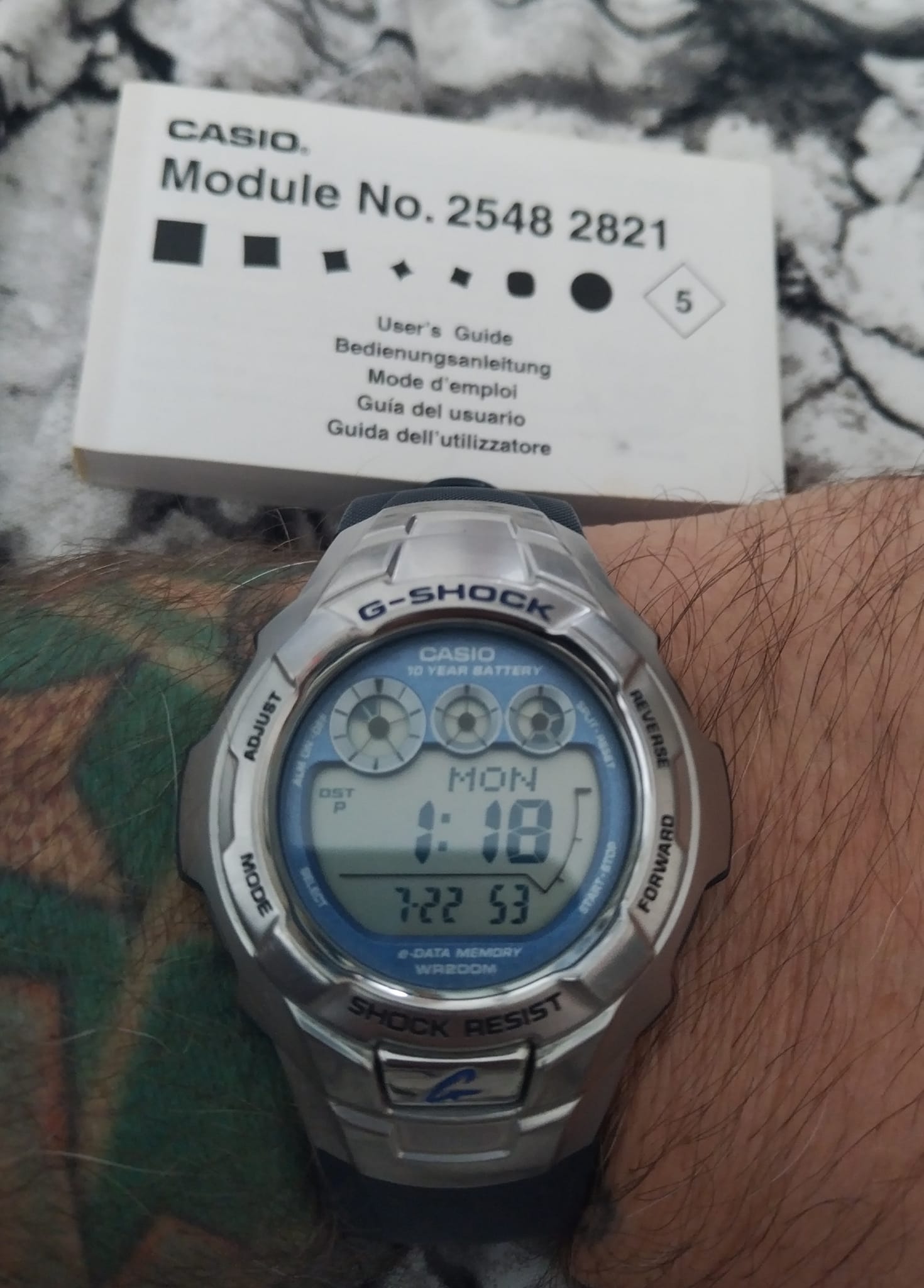 Casio W-720 from 1987, never used. Today i order a Battery and a 