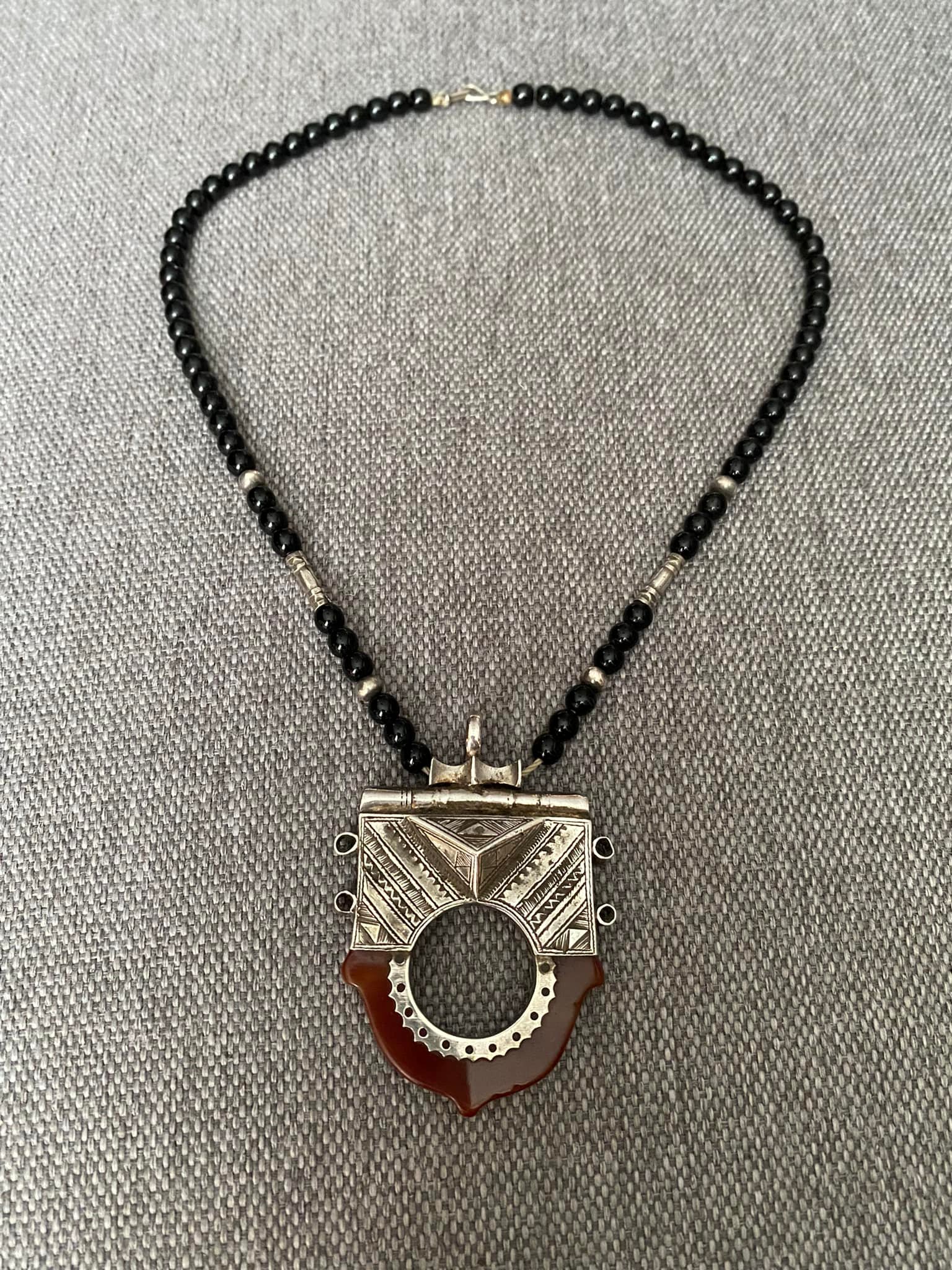 What is the age and origin of this hand engraved Tuareg silver and 