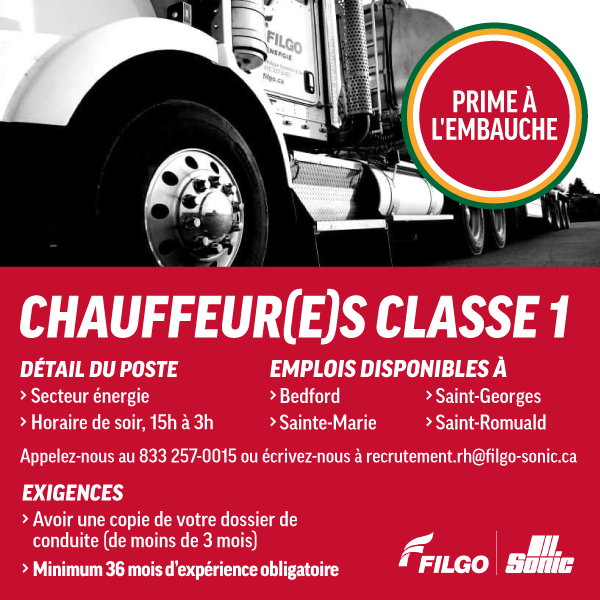 Truck Stop Quebec - Groupe Filgo-Sonic est à la recherche de gens ...