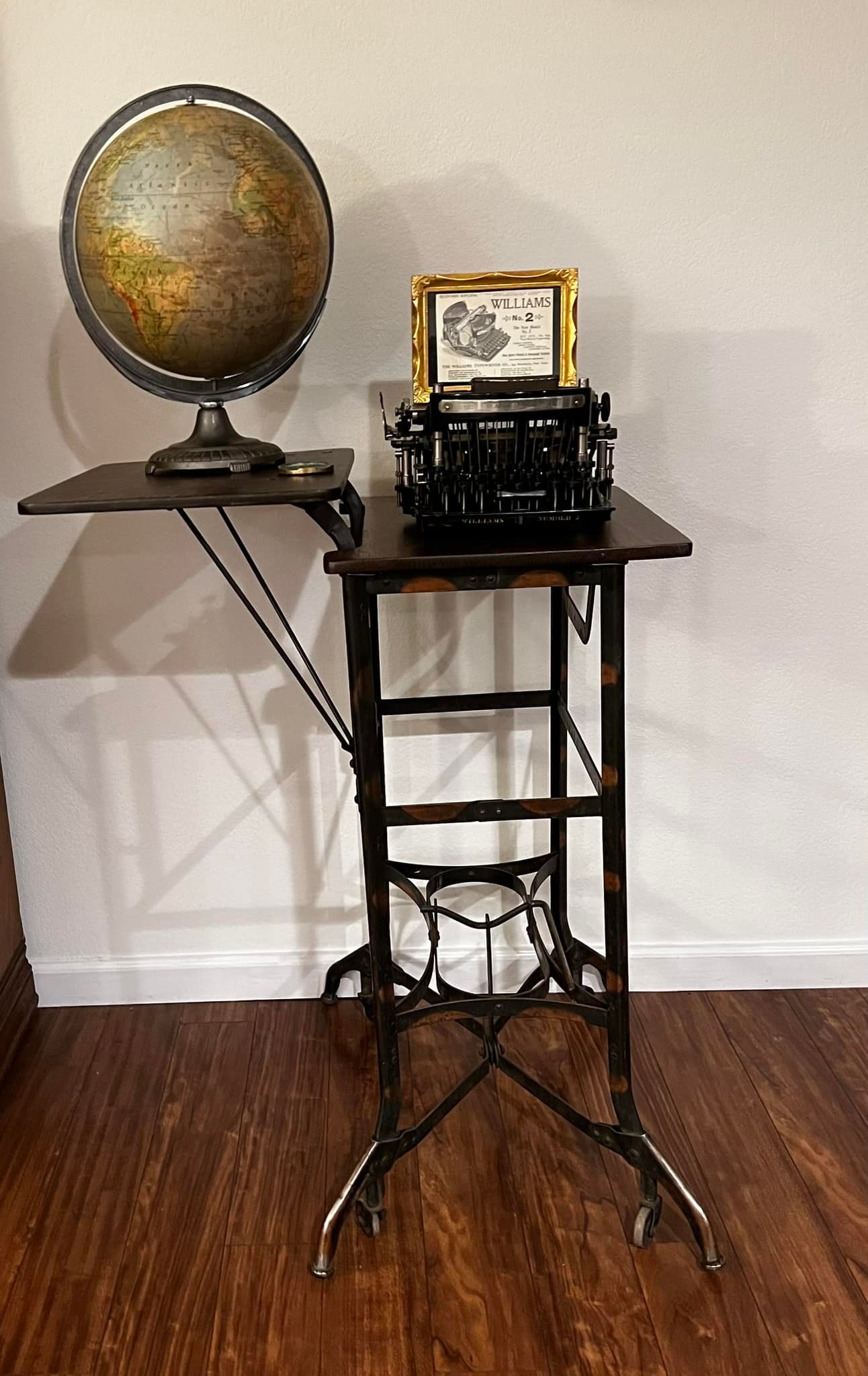 Vintage Typewriter Table Acquisition and Uses