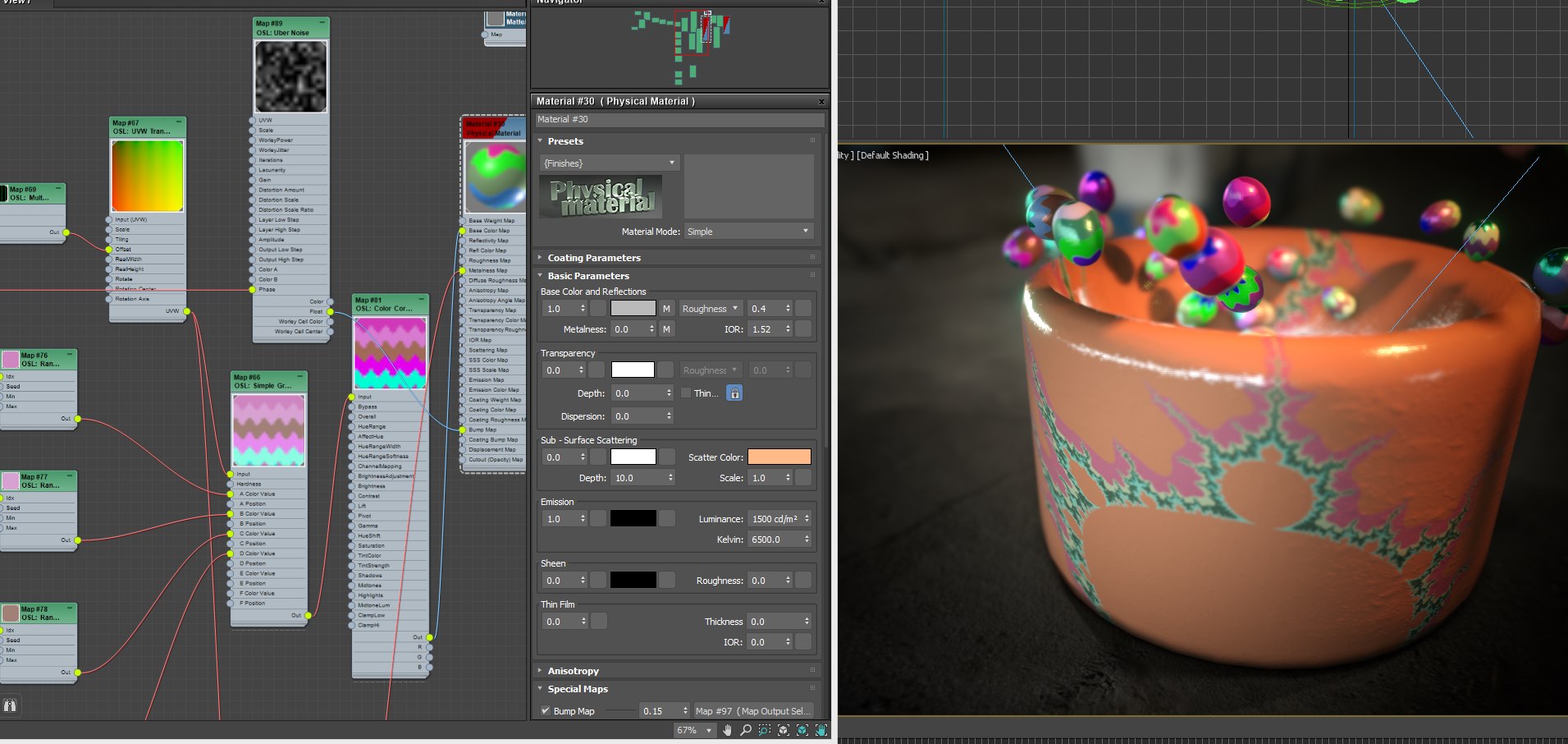 OSL Shaders | I uploaded the scene file for the Easter Eggs scene, some ...