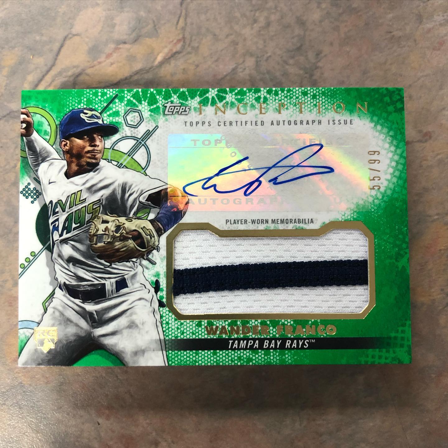 Kaboom!! ? 1/1 Wander Franco Platinum Topps Card 