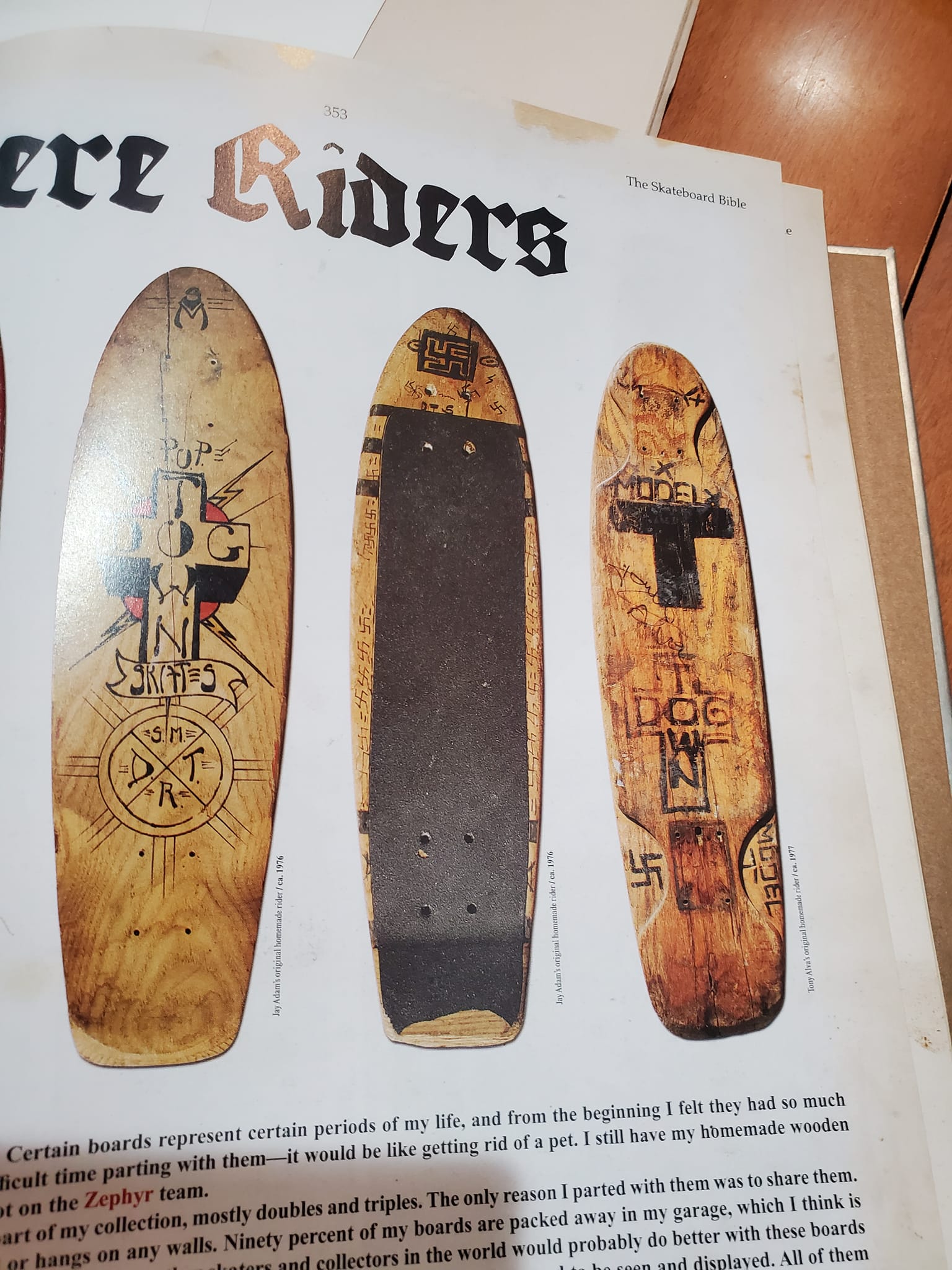 I believe the left is an original 1976 Jay Adams z-flex with power