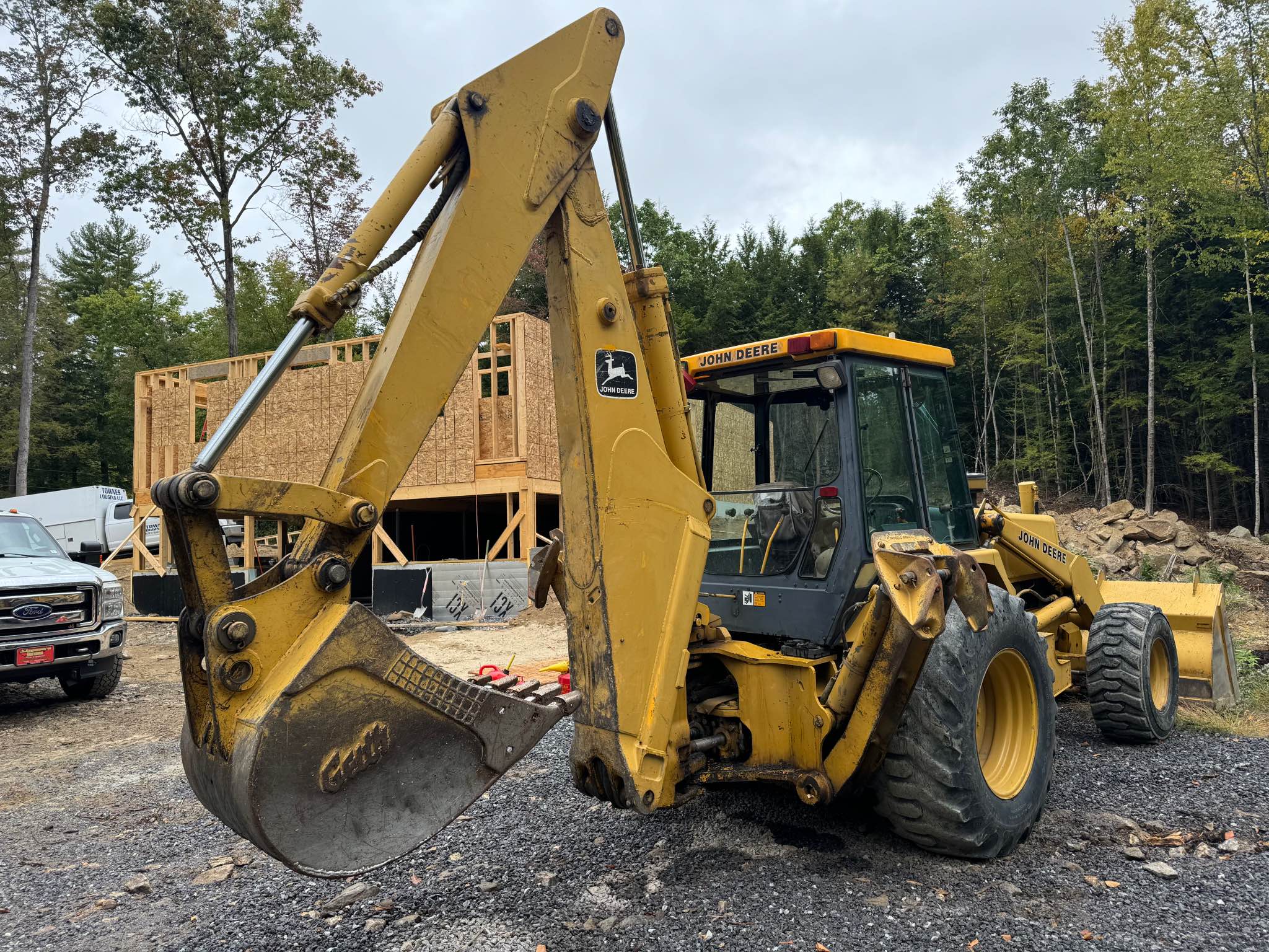 1989 John Deere 710C Loader Backhoe 4x4