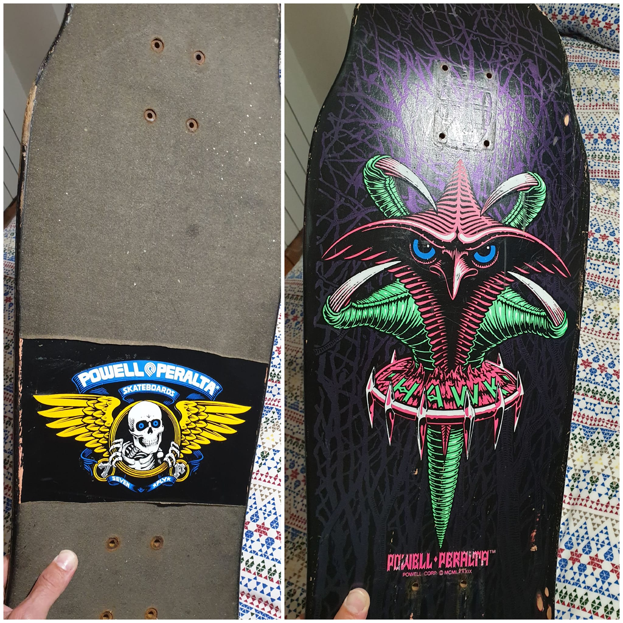 Original Powell Peralta Tony Hawk Bird Claw skateboard