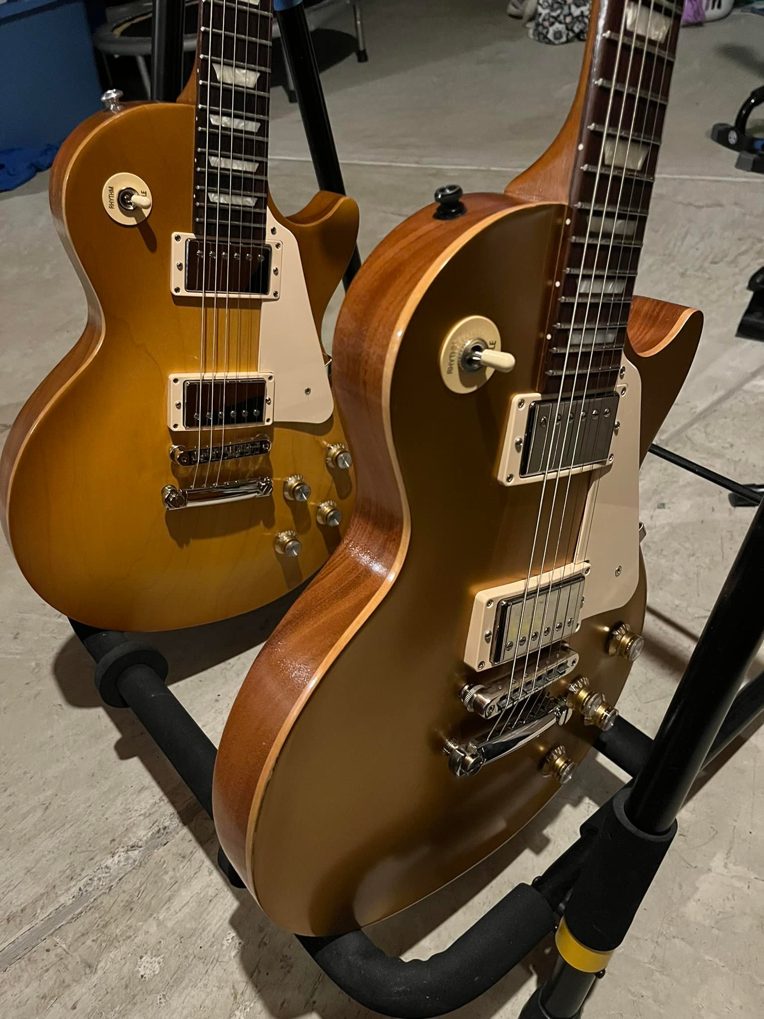 Found 2018 Gibson Les Paul Tribute with slim neck and 498T bridge