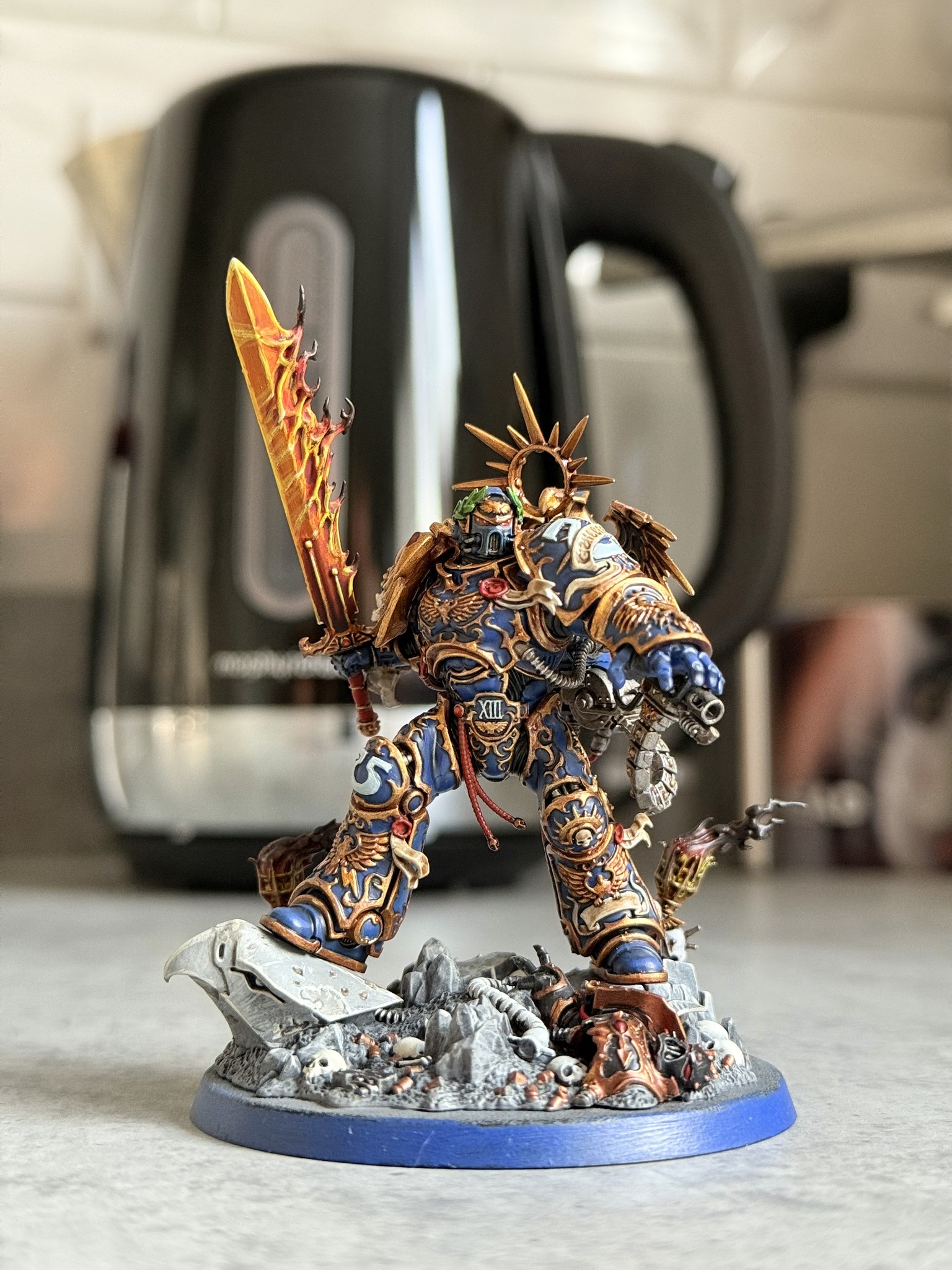 Warhammer 40K - Legion of the Damned Armee Metall bemalt (Gebraucht) in