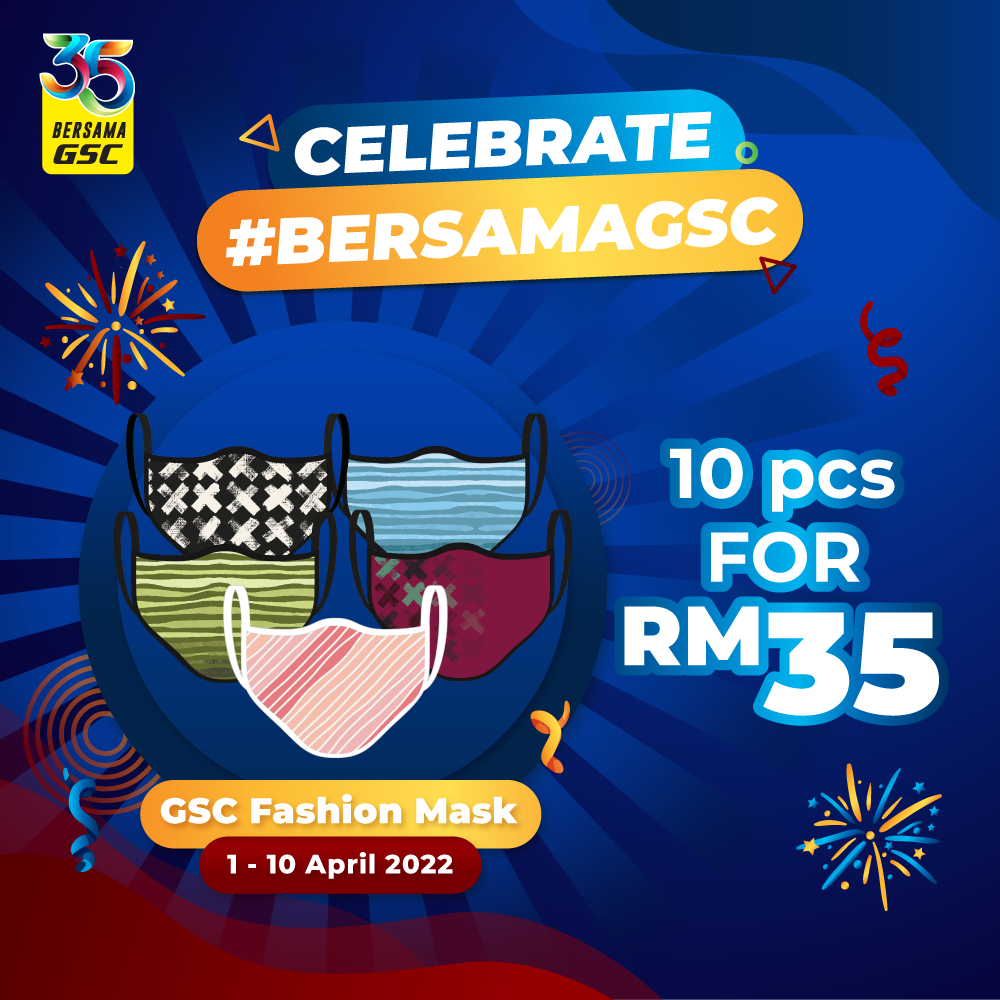 GSC - Last day to get your GSC Fashion Face Mask! Get any 10 for RM35 ...