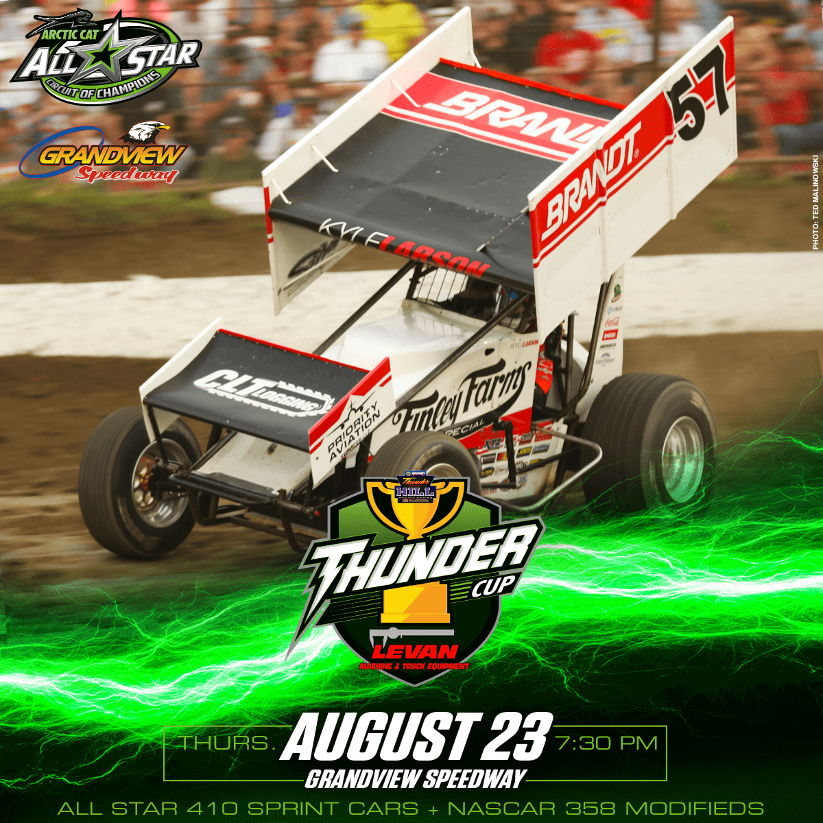 Thunder On The Hill Racing Series - Kyle Larson Racing Team has ...