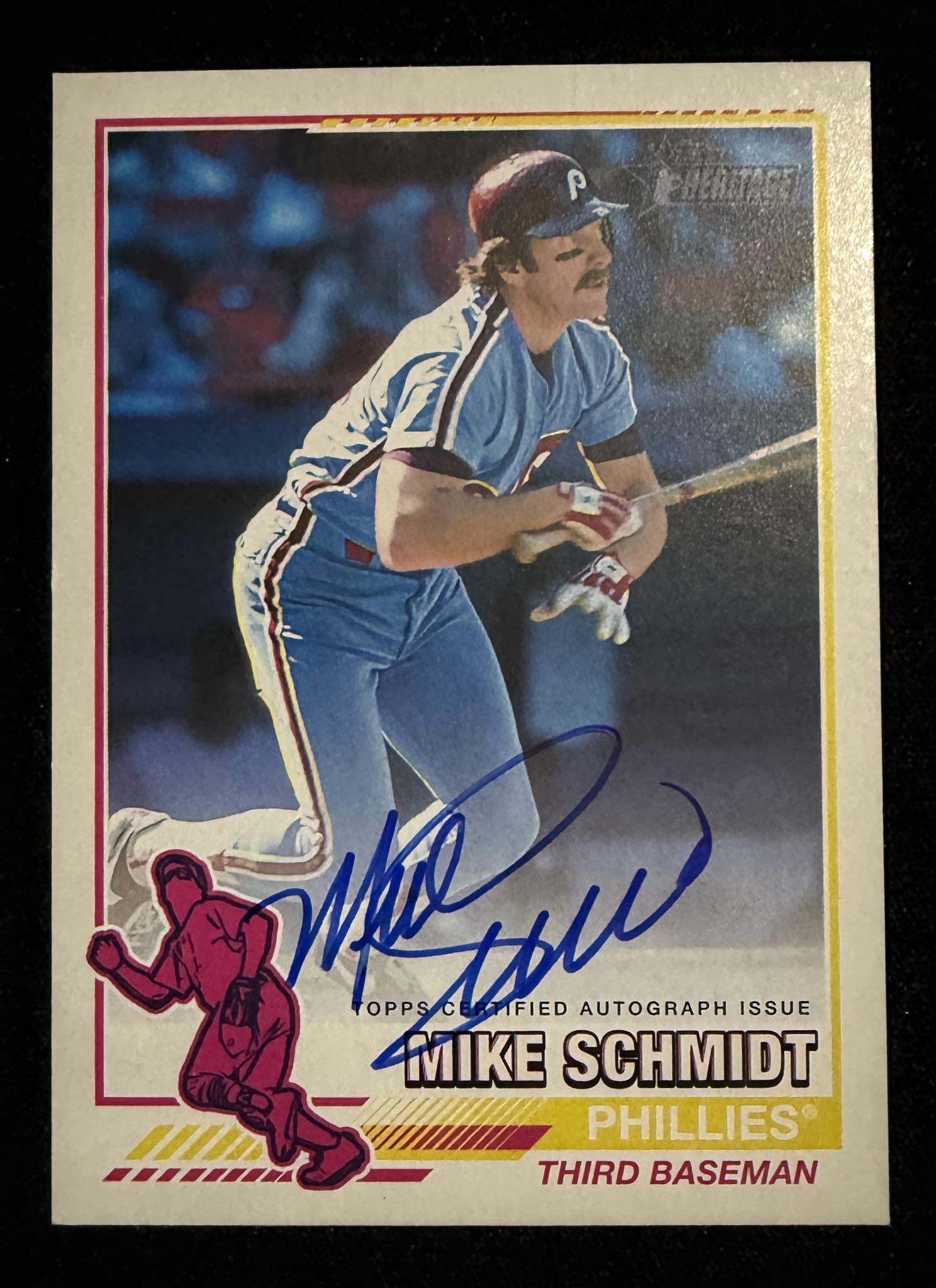 2026 Topps Heritage on-card auto of baseball legend Dave Winfield